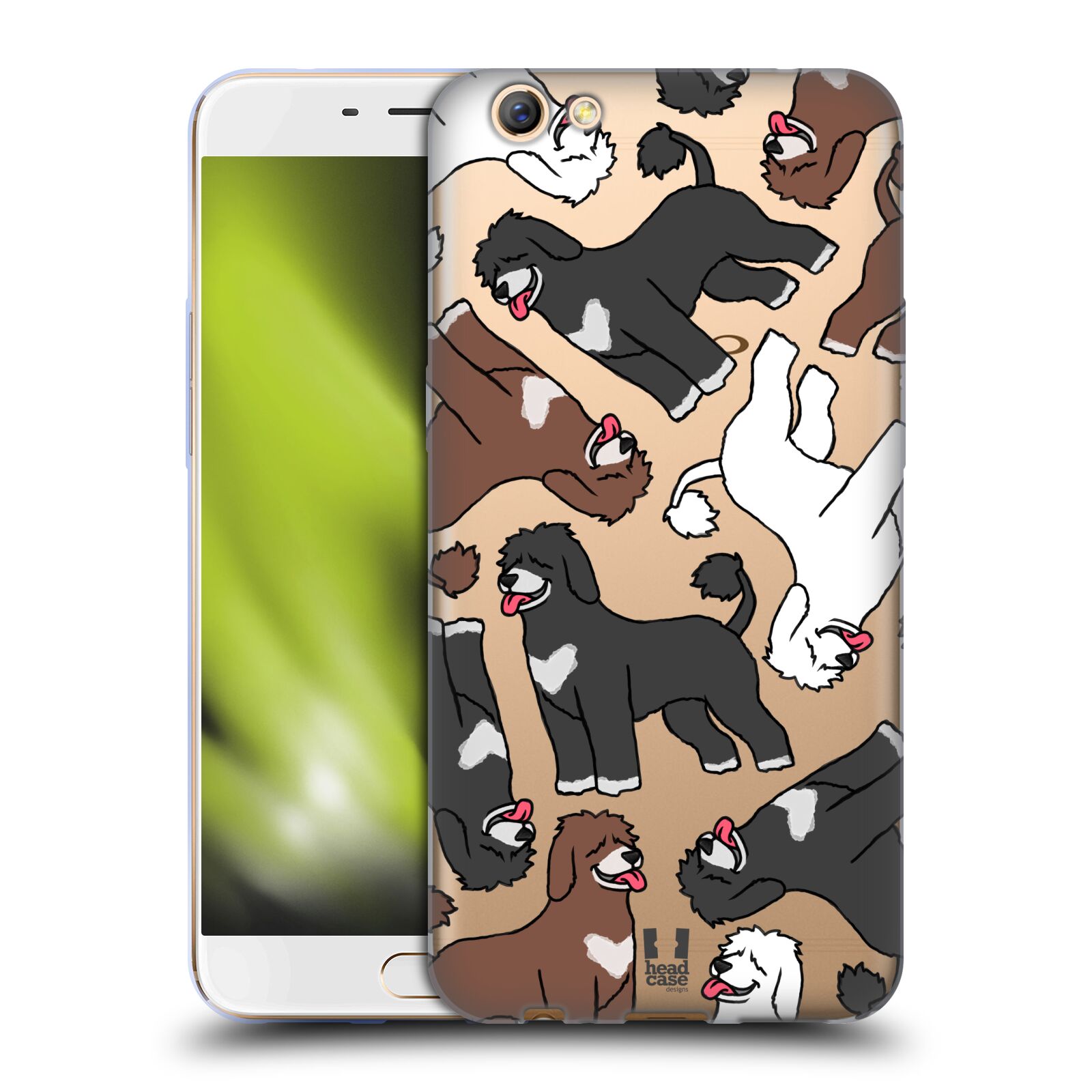 FUNDA HEAD CASE DESIGNS CON 8 PATRONES DE RAZA DE PERRO PARA TELÉFONOS OPPO - Imagen 13 de 17