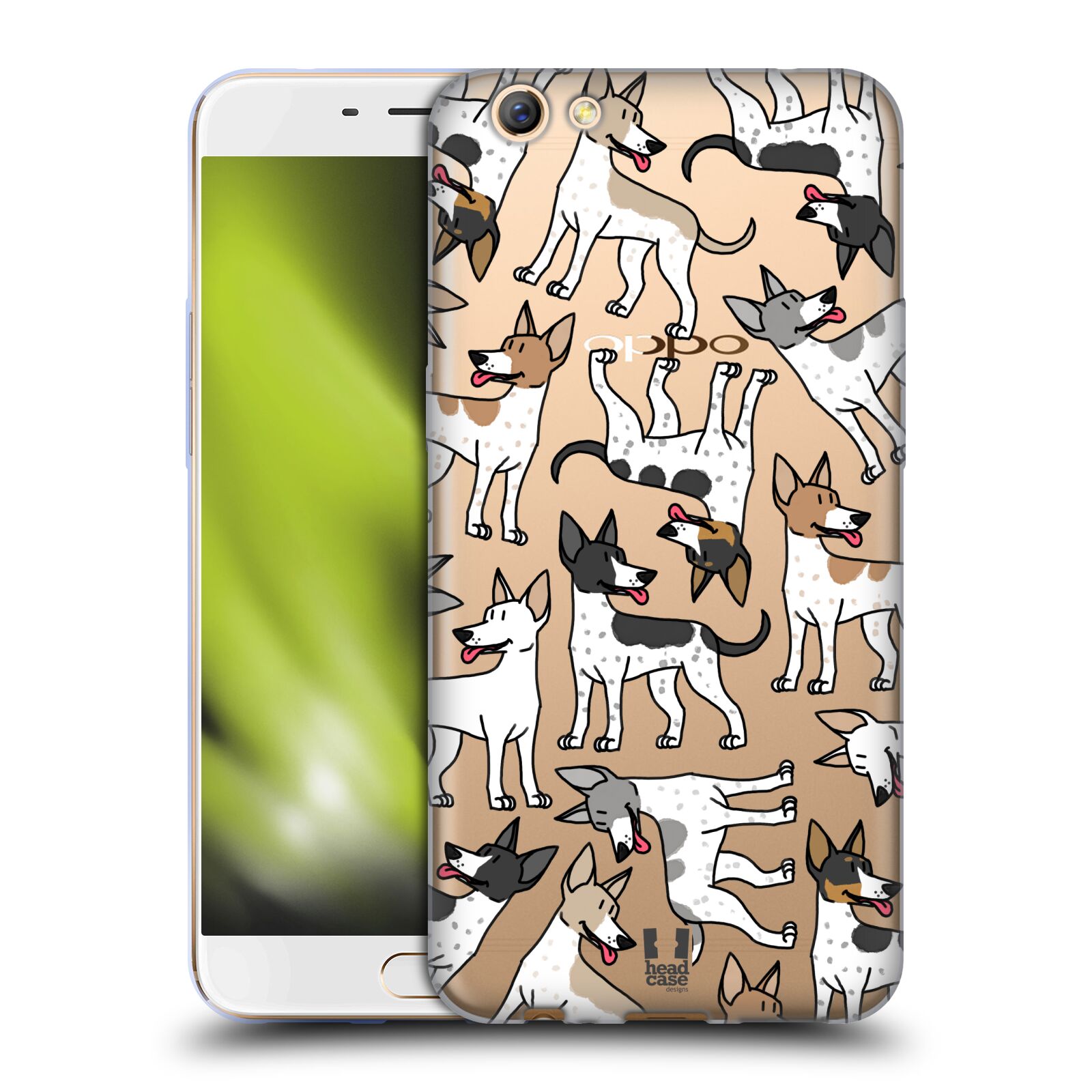 FUNDA HEAD CASE DESIGNS CON 8 PATRONES DE RAZA DE PERRO PARA TELÉFONOS OPPO - Imagen 14 de 17
