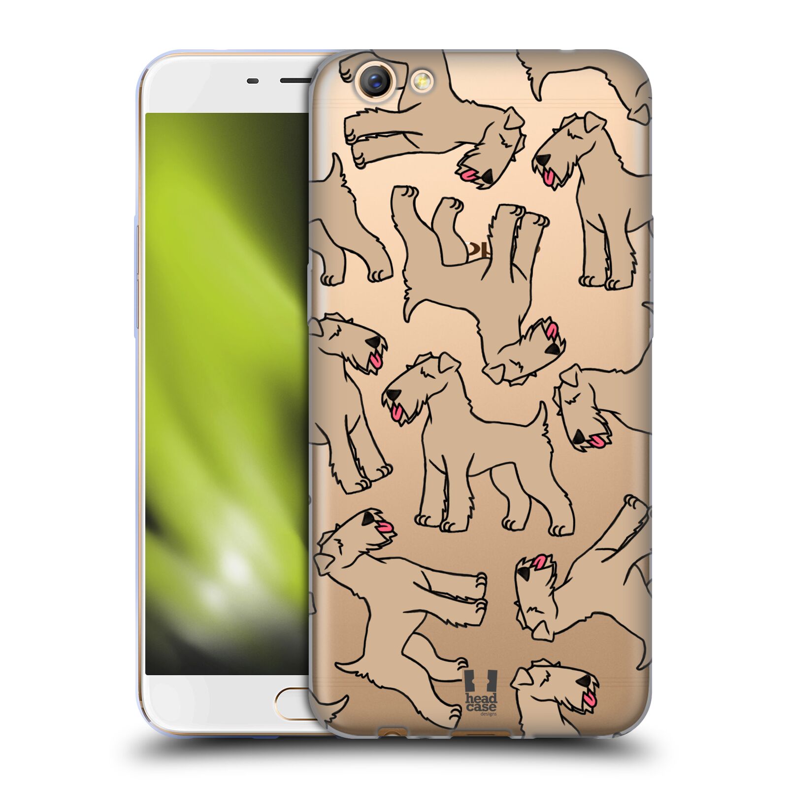 FUNDA HEAD CASE DESIGNS CON 8 PATRONES DE RAZA DE PERRO PARA TELÉFONOS OPPO - Imagen 16 de 17