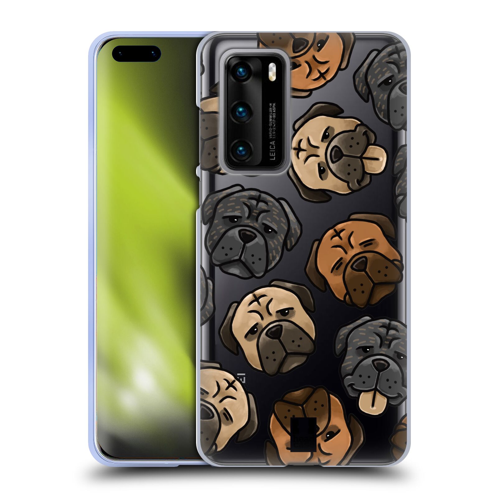 HEAD CASE DESIGNS DOG HEAD PATTERNS SOFT GEL CASE FOR HUAWEI PHONES - Picture 8 of 12