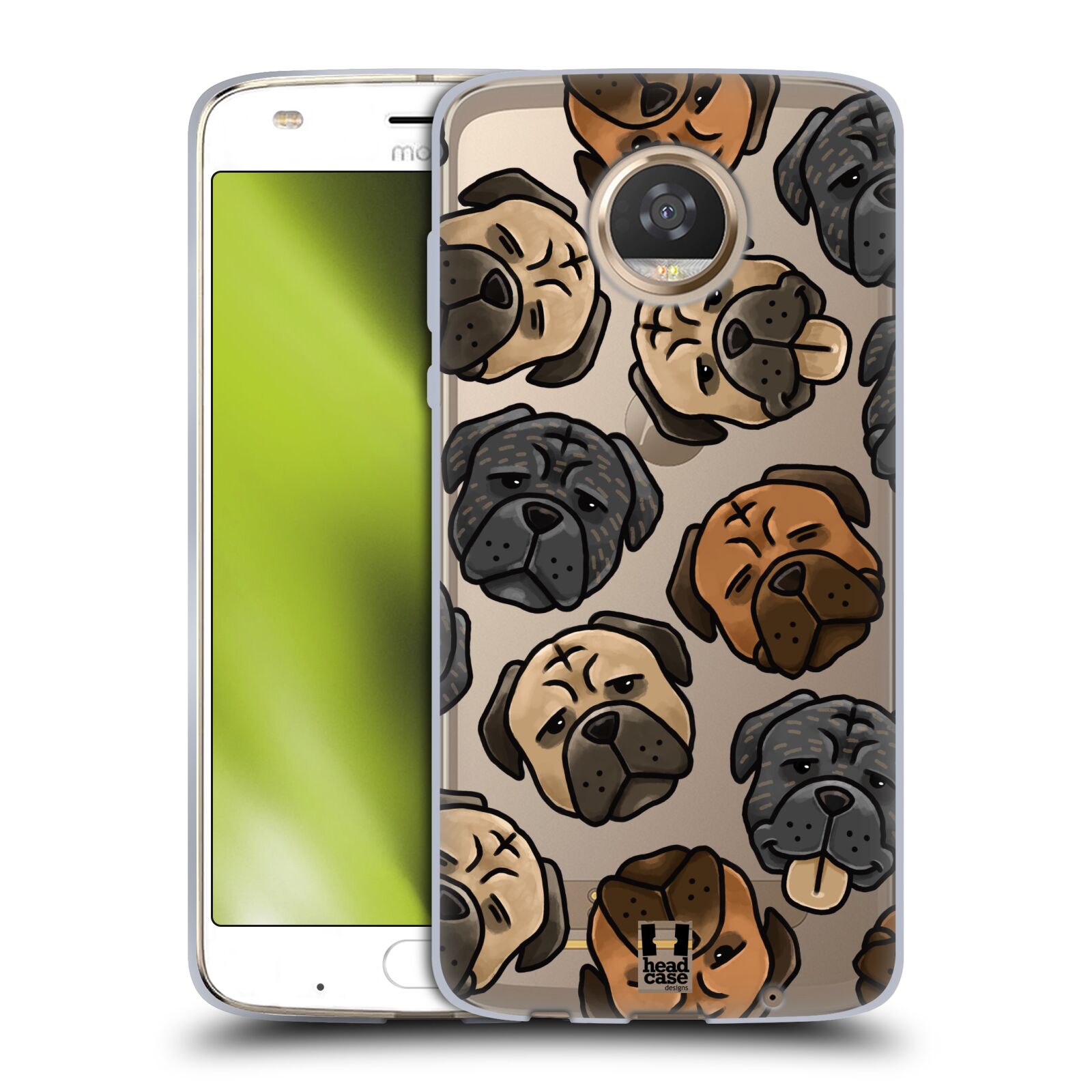 HEAD CASE DOG HEAD PATTERNS SOFT GEL CASE FOR MOTOROLA PHONES - Picture 8 of 12