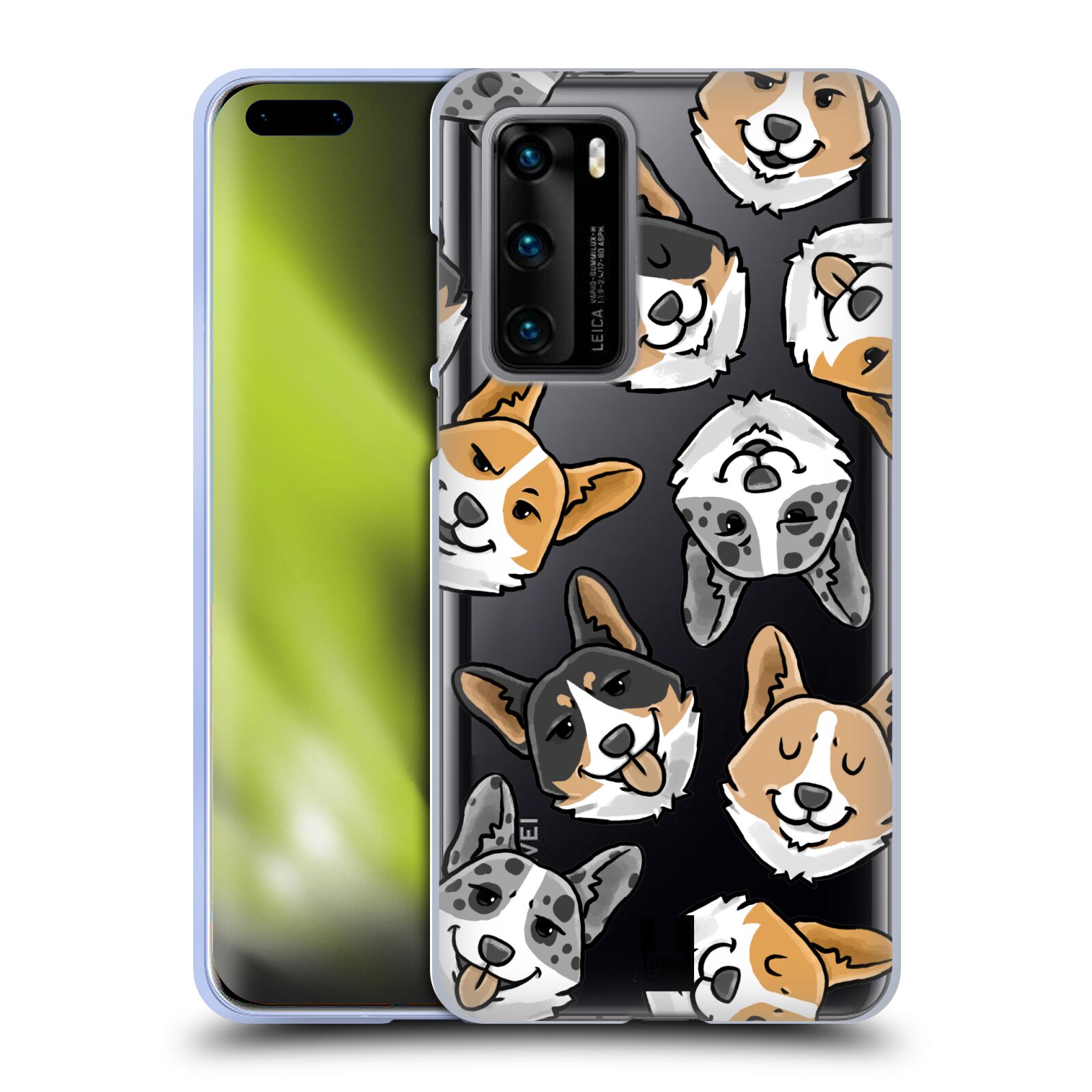 HEAD CASE DESIGNS DOG HEAD PATTERNS SOFT GEL CASE FOR HUAWEI PHONES - Picture 9 of 12