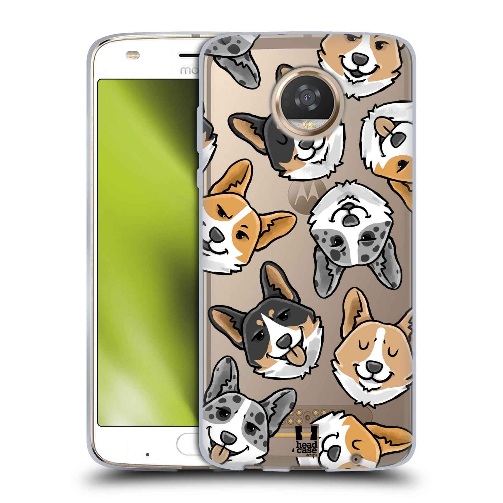HEAD CASE DOG HEAD PATTERNS SOFT GEL CASE FOR MOTOROLA PHONES - Picture 9 of 12
