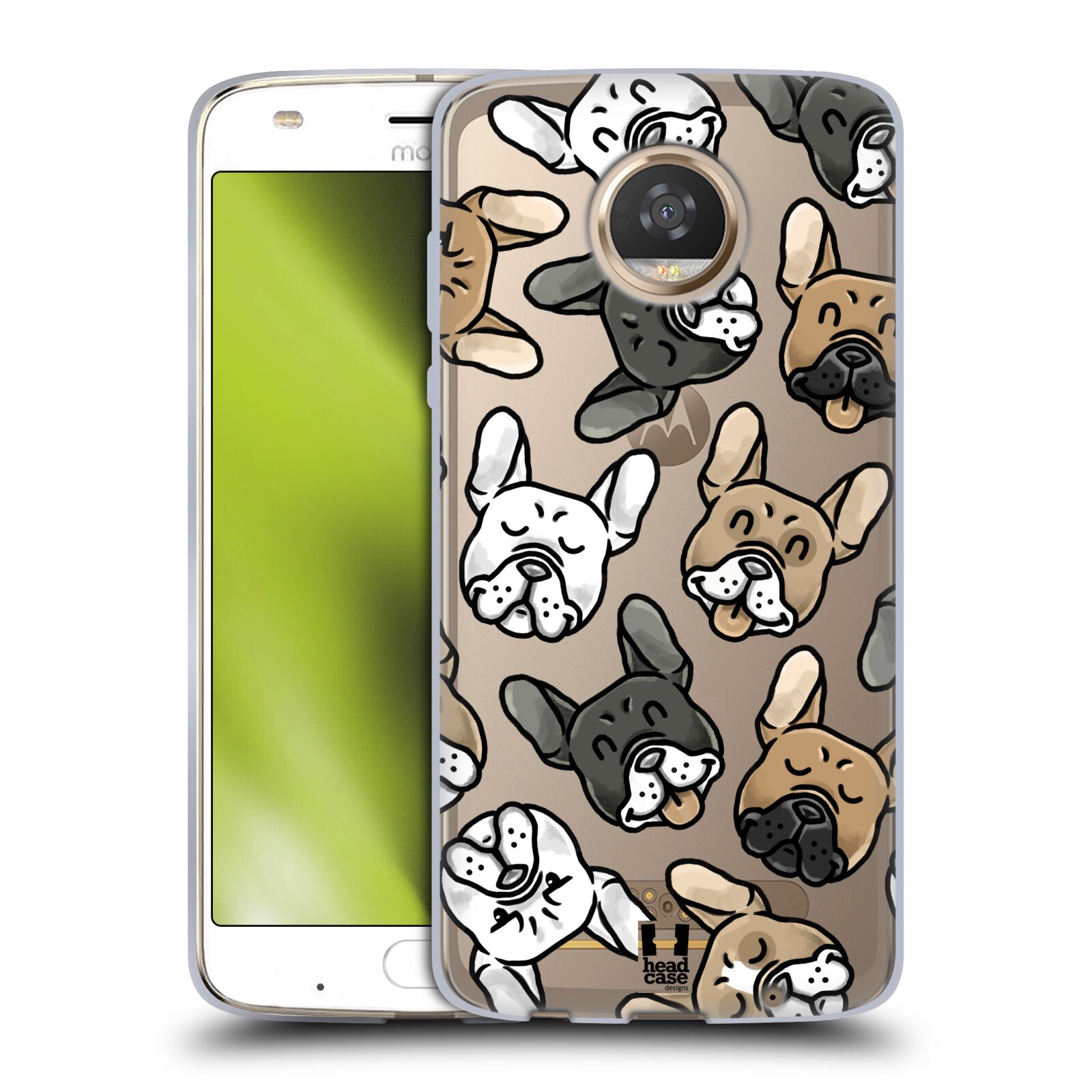 HEAD CASE DOG HEAD PATTERNS SOFT GEL CASE FOR MOTOROLA PHONES - Picture 11 of 12