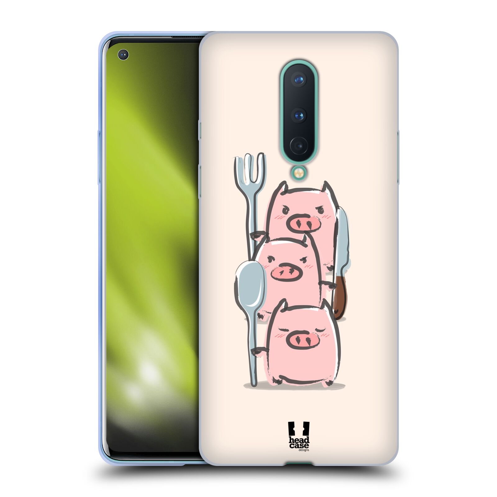CUSTODIA HEAD CASE DESIGNS DOLLY THE PIGLET SOFT GEL PER TELEFONI GOOGLE ONEPLUS - Foto 9 di 14