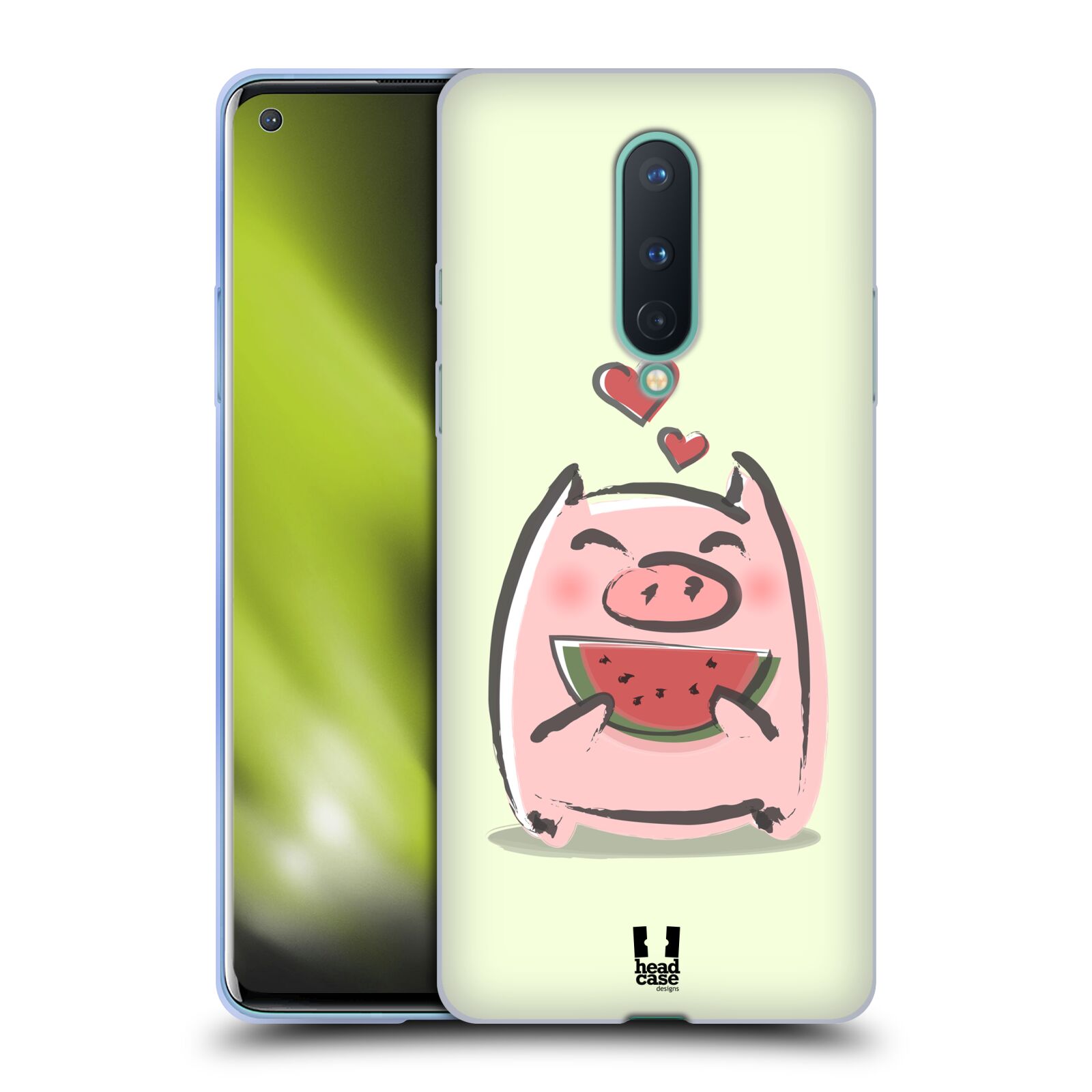 CUSTODIA HEAD CASE DESIGNS DOLLY THE PIGLET SOFT GEL PER TELEFONI GOOGLE ONEPLUS - Foto 13 di 14