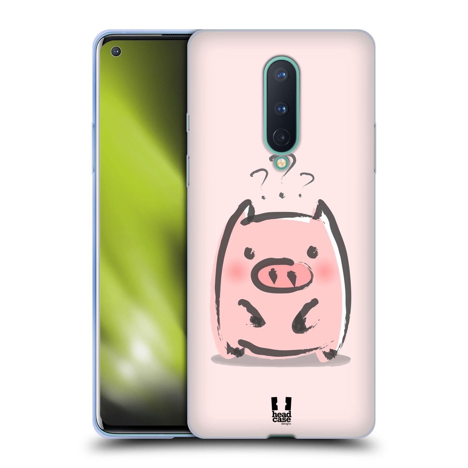 CUSTODIA HEAD CASE DESIGNS DOLLY THE PIGLET SOFT GEL PER TELEFONI GOOGLE ONEPLUS - Foto 14 di 14