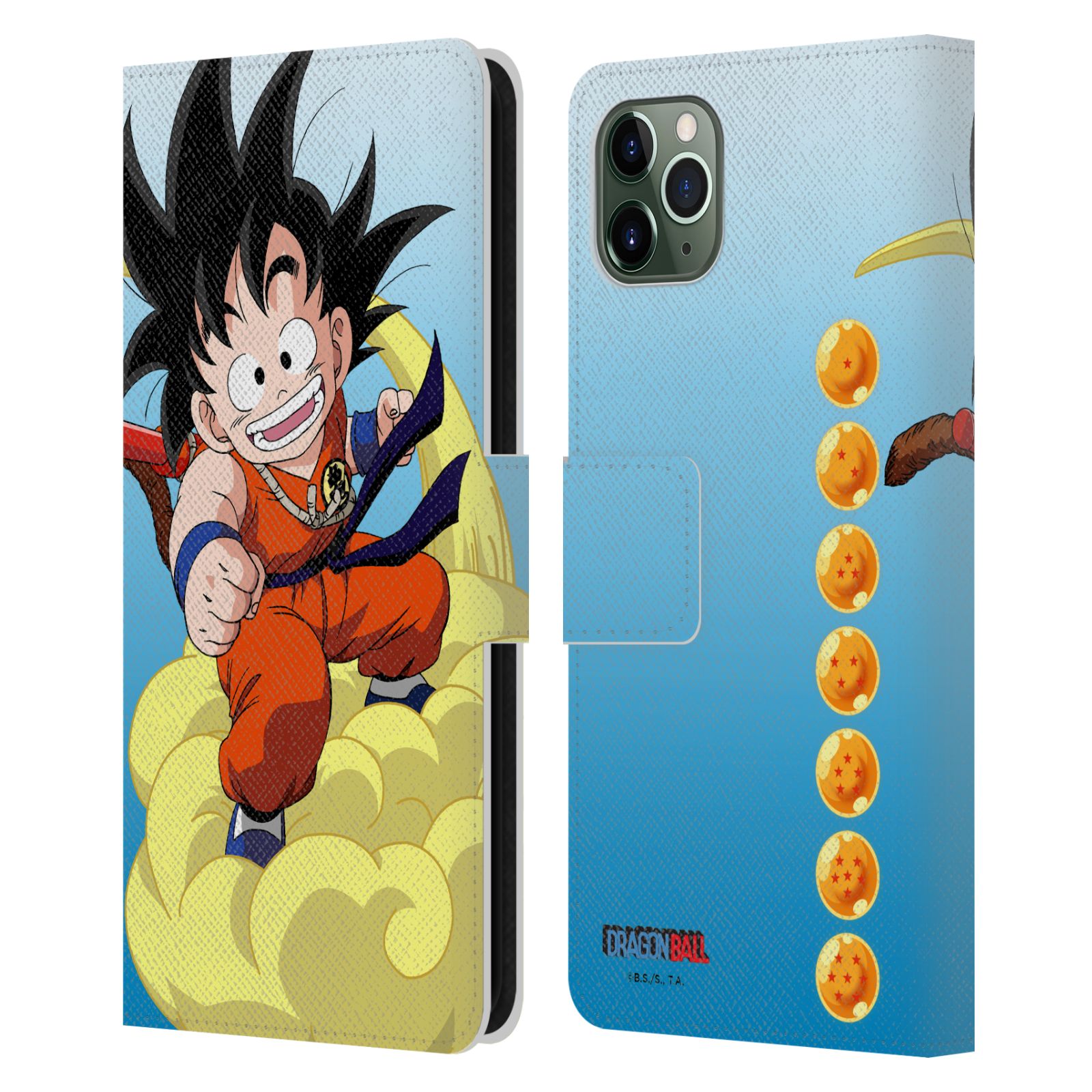 OFFICIAL DRAGON BALL CHARACTERS LEATHER BOOK WALLET CASE FOR APPLE iPHONE PHONES - Picture 7 of 11