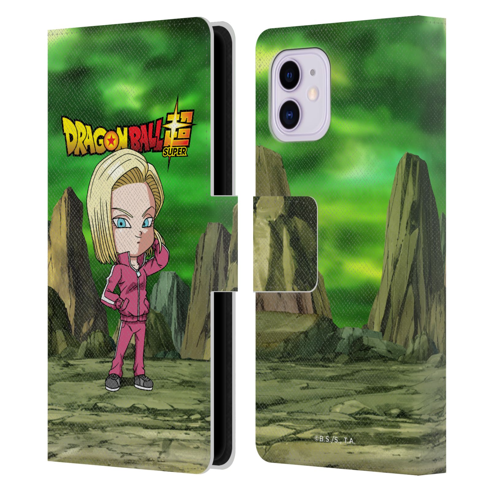 Android 18 Leather Wallet Case for iPhone 11