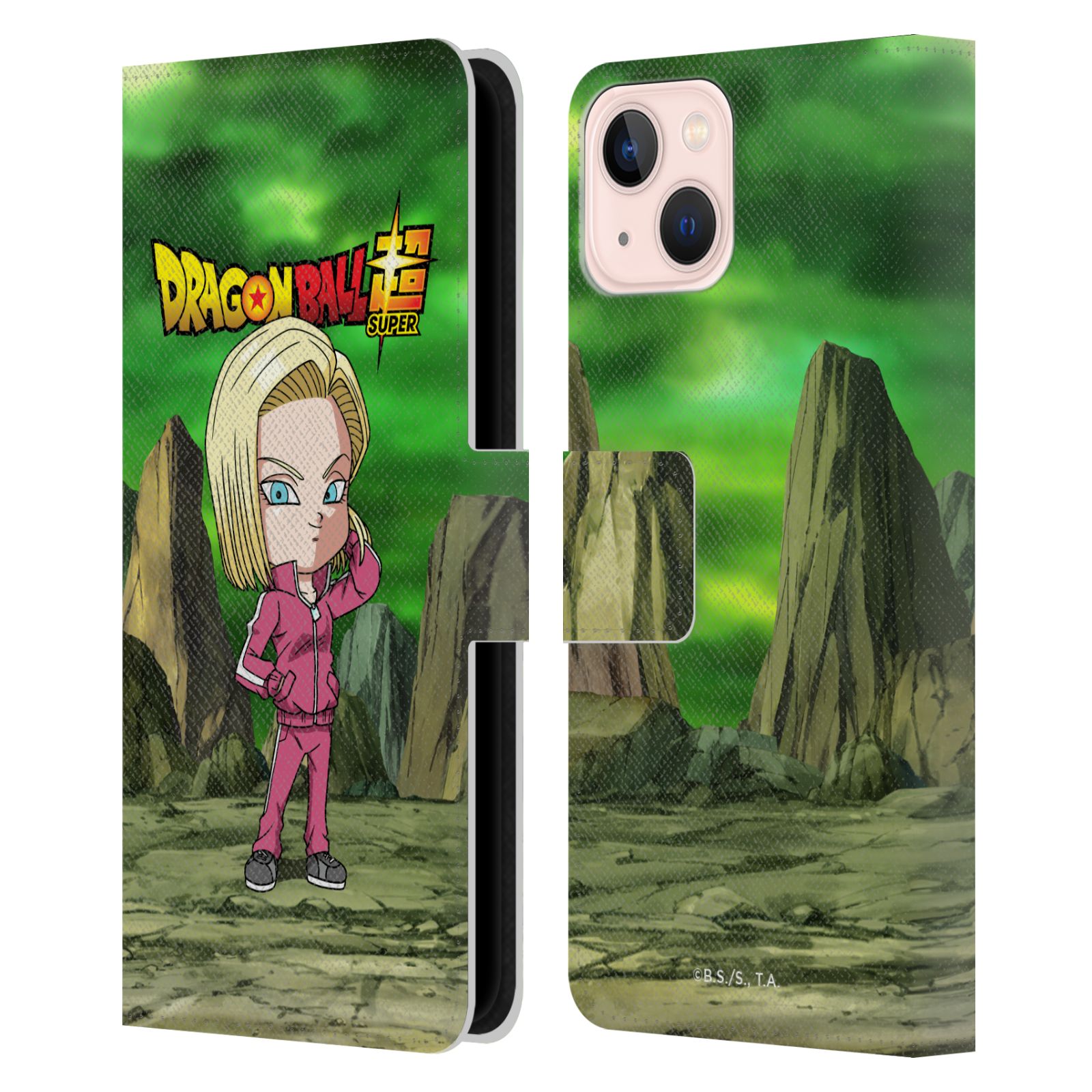 Android 18 Leather Wallet Case for iPhone 13