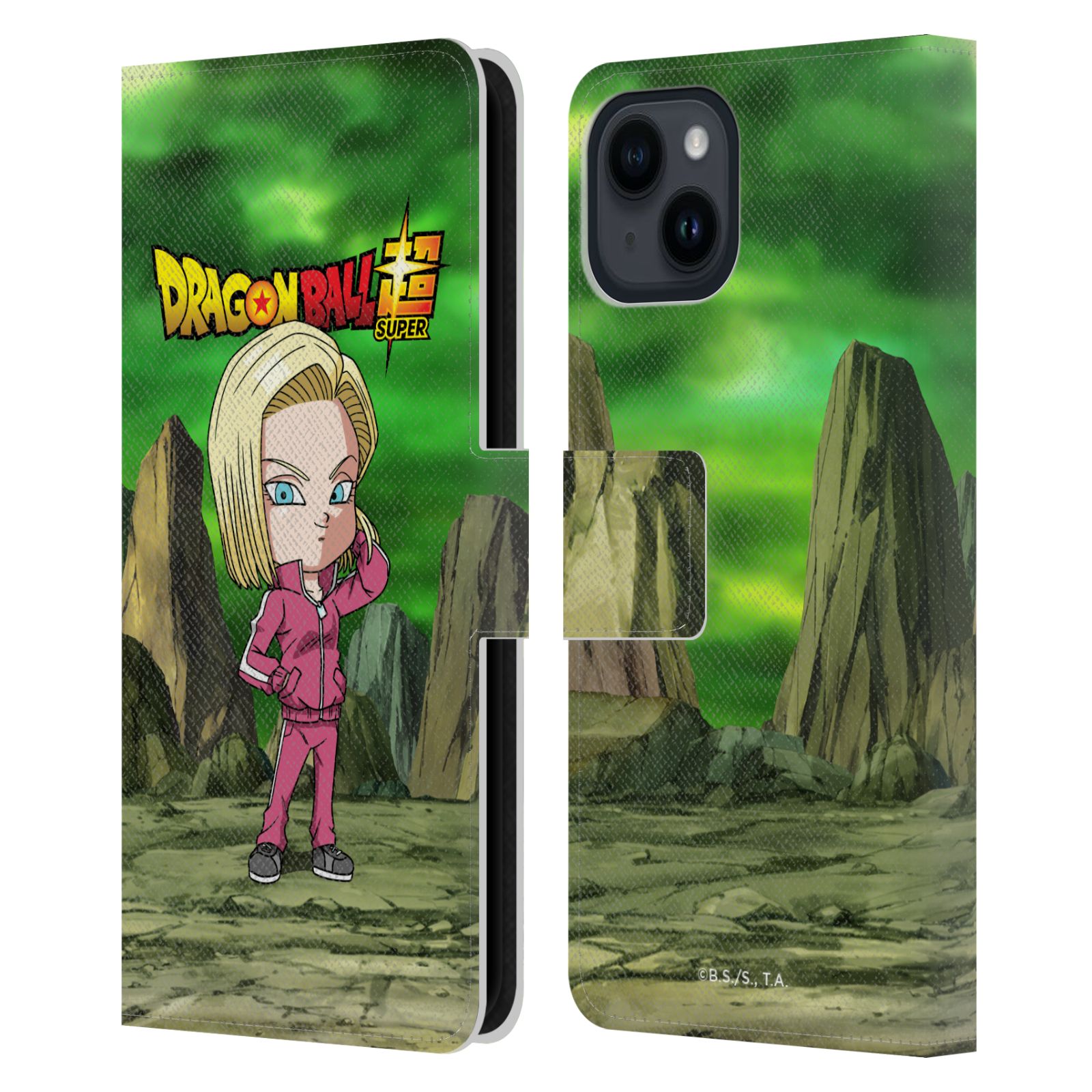 Android 18 Leather Wallet Case for iPhone 15