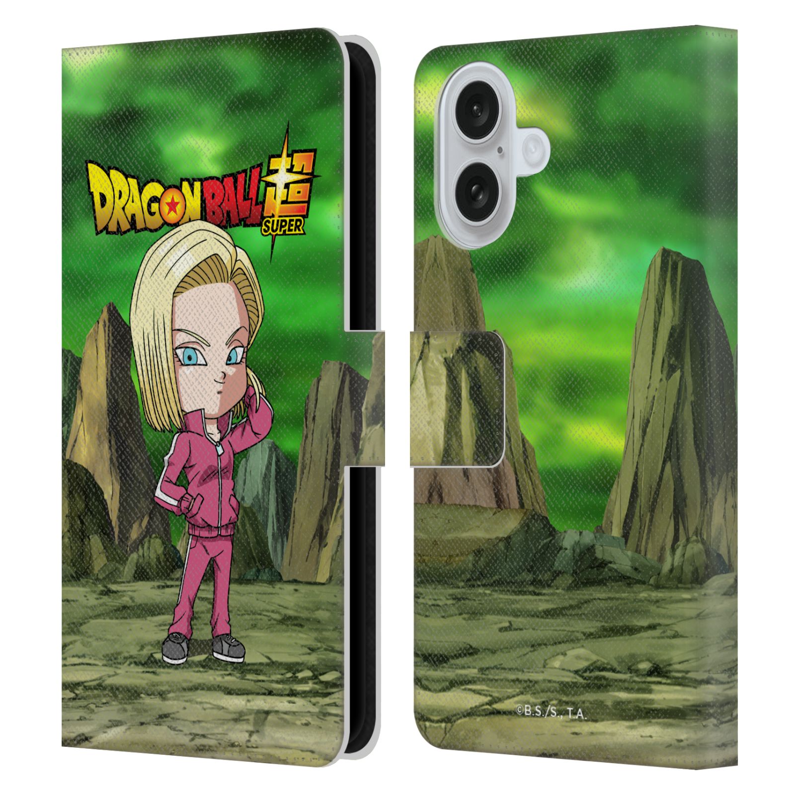 Android 18 Leather Wallet Case for iPhone 16
