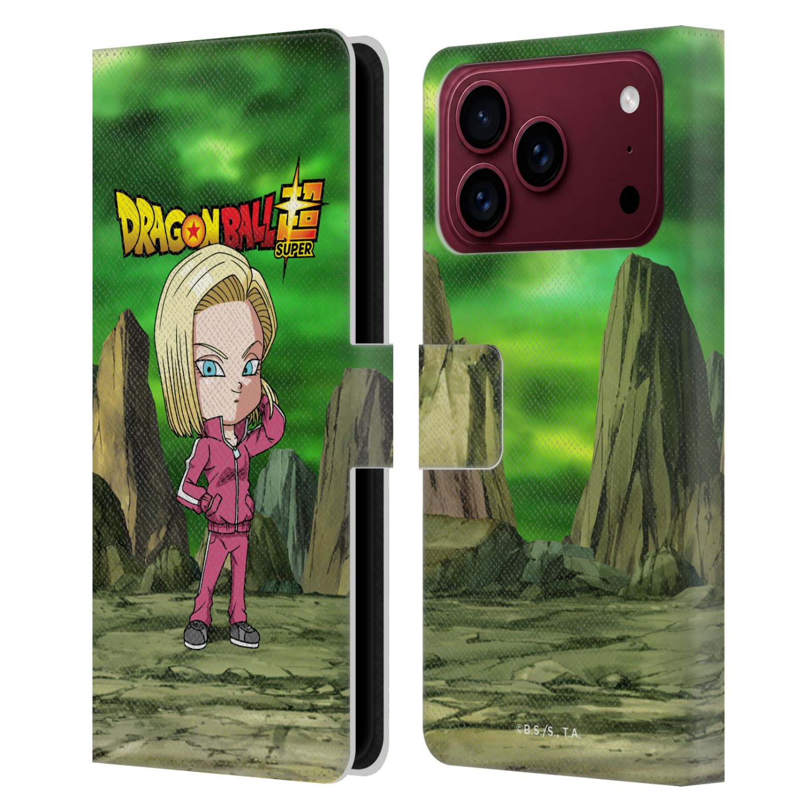 Android 18 Leather Wallet Case for iPhone 18 Pro Max