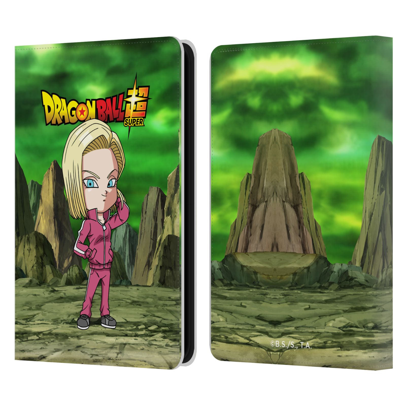 Android 18 Leather Wallet Case for Kindle (11th gen, 2022)