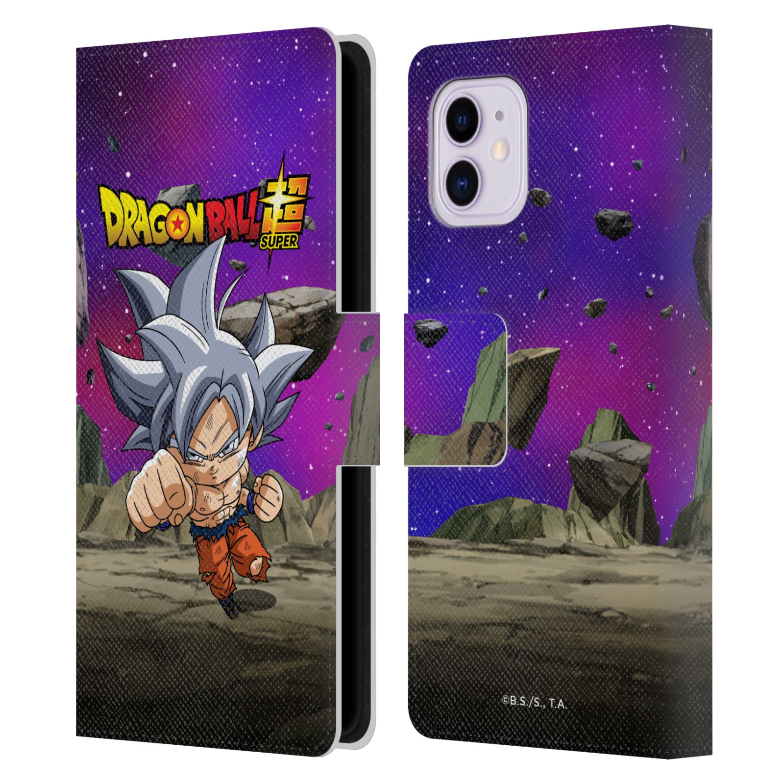 Ultra Instinct Goku Leather Wallet Case for iPhone 11