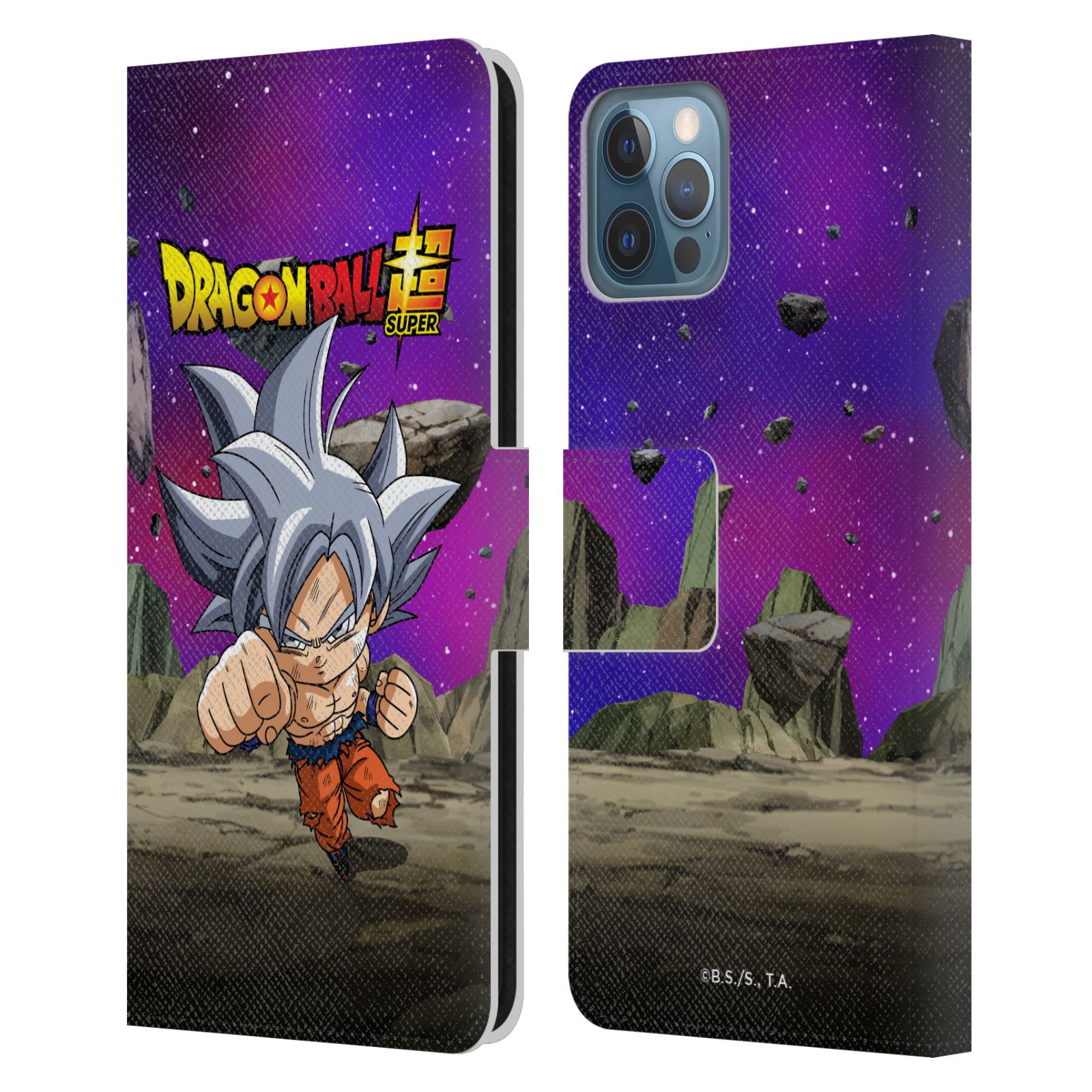 Ultra Instinct Goku Leather Wallet Case for iPhone 12 / 12 Pro