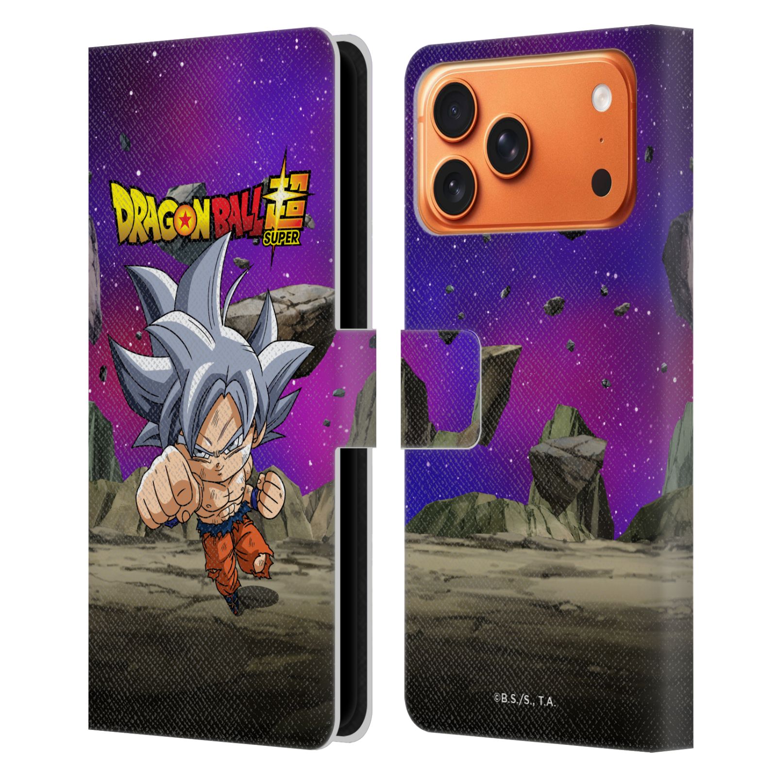 Ultra Instinct Goku Leather Wallet Case for iPhone 17 Pro Max