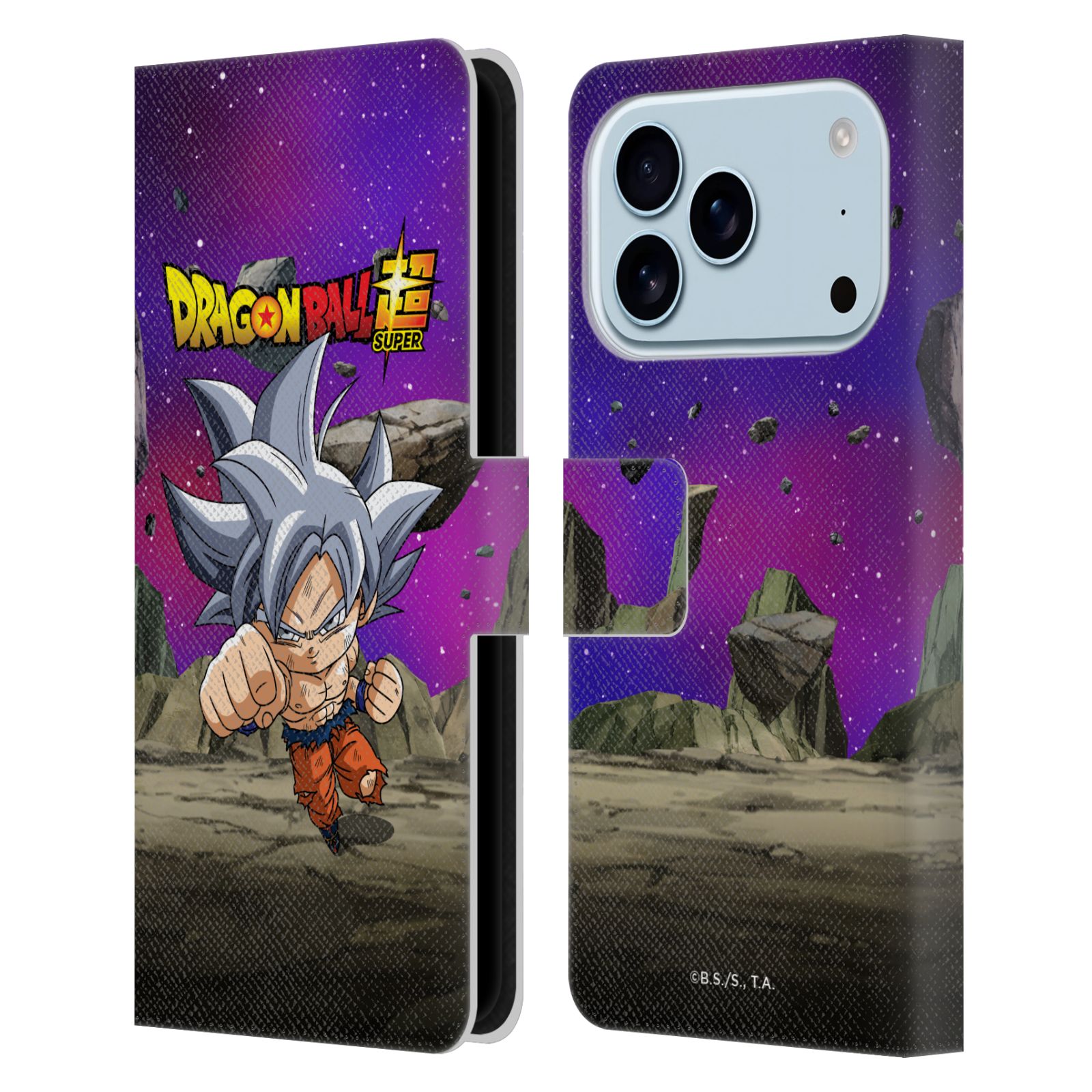 Ultra Instinct Goku Leather Wallet Case for iPhone 17 Pro