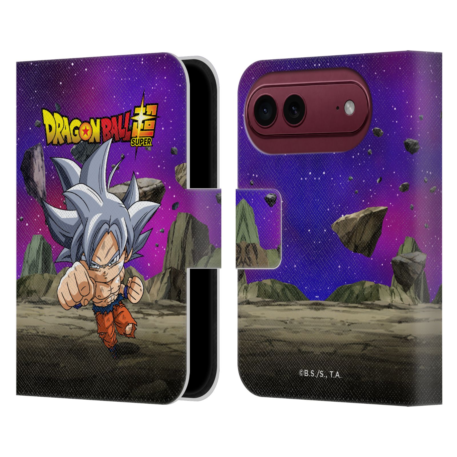 Ultra Instinct Goku Leather Wallet Case for iPhone Duo