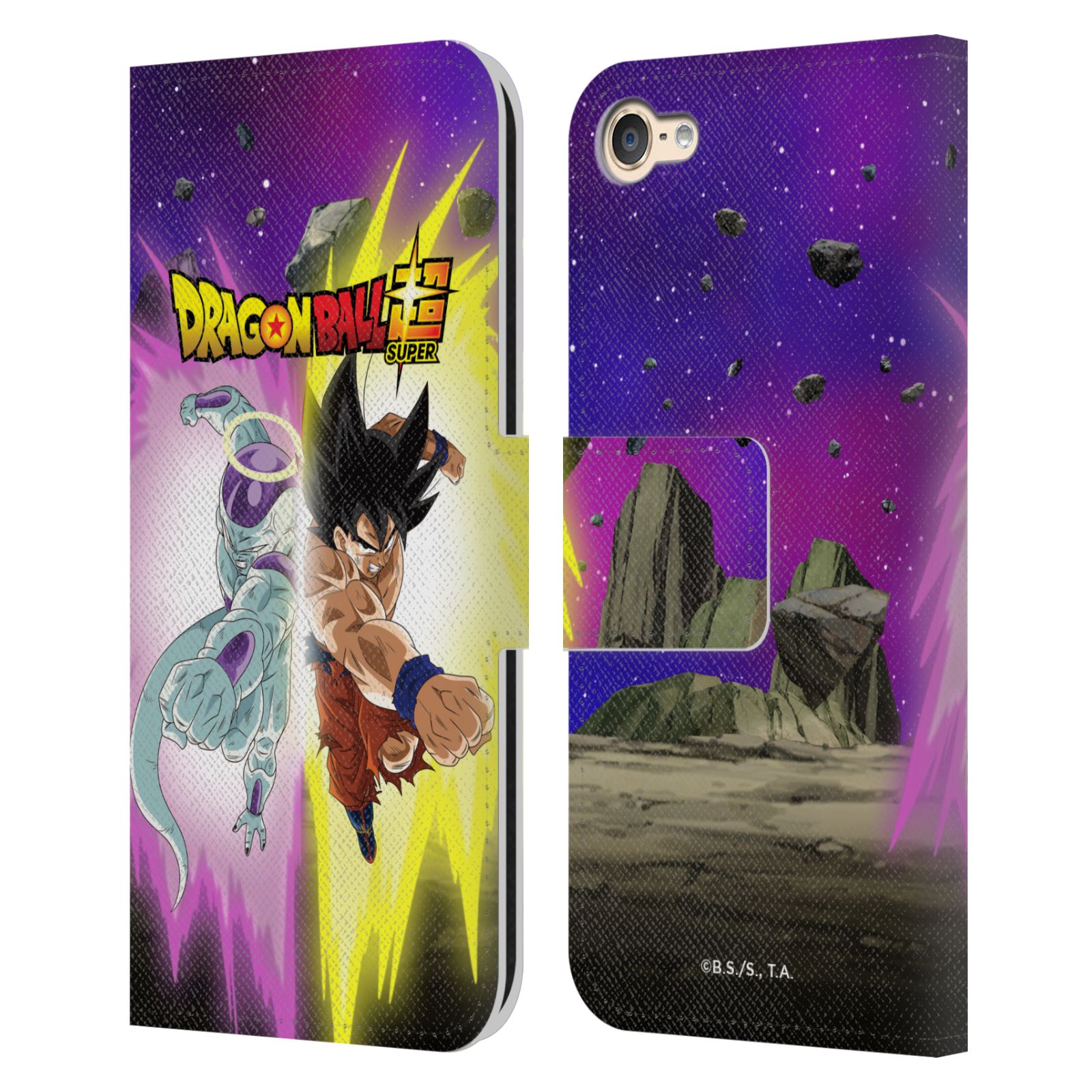 DRAGON BALL SUPER UNIVERSE SURVIVAL ARC LEATHER BOOK CASE FOR APPLE iPOD TOUCH