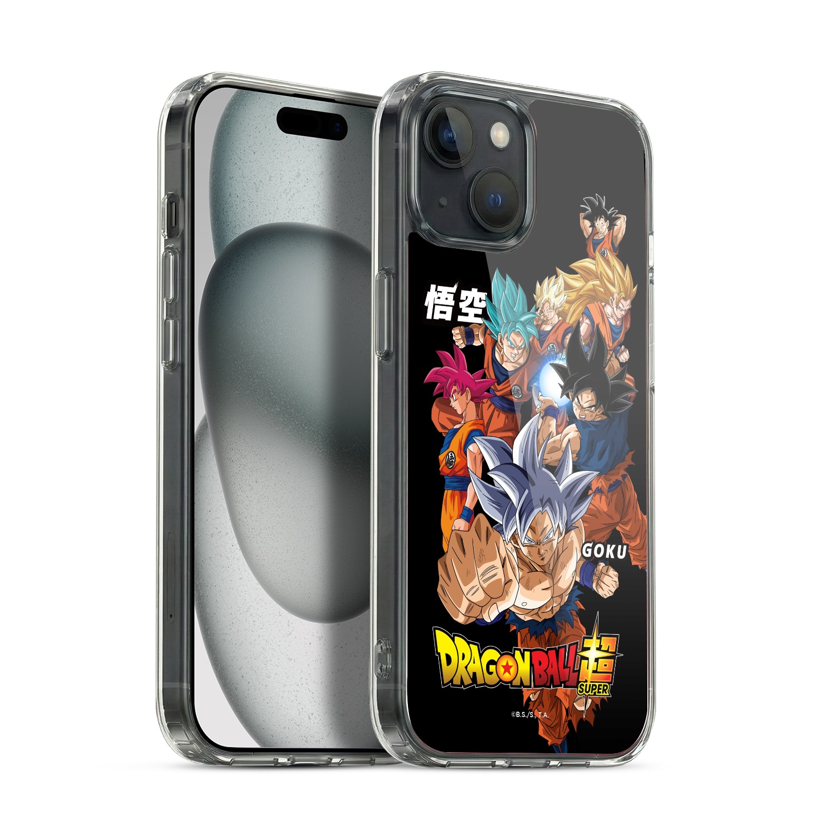 Goku Forms Hybrid MagSafe Case for iPhone 15 Plus