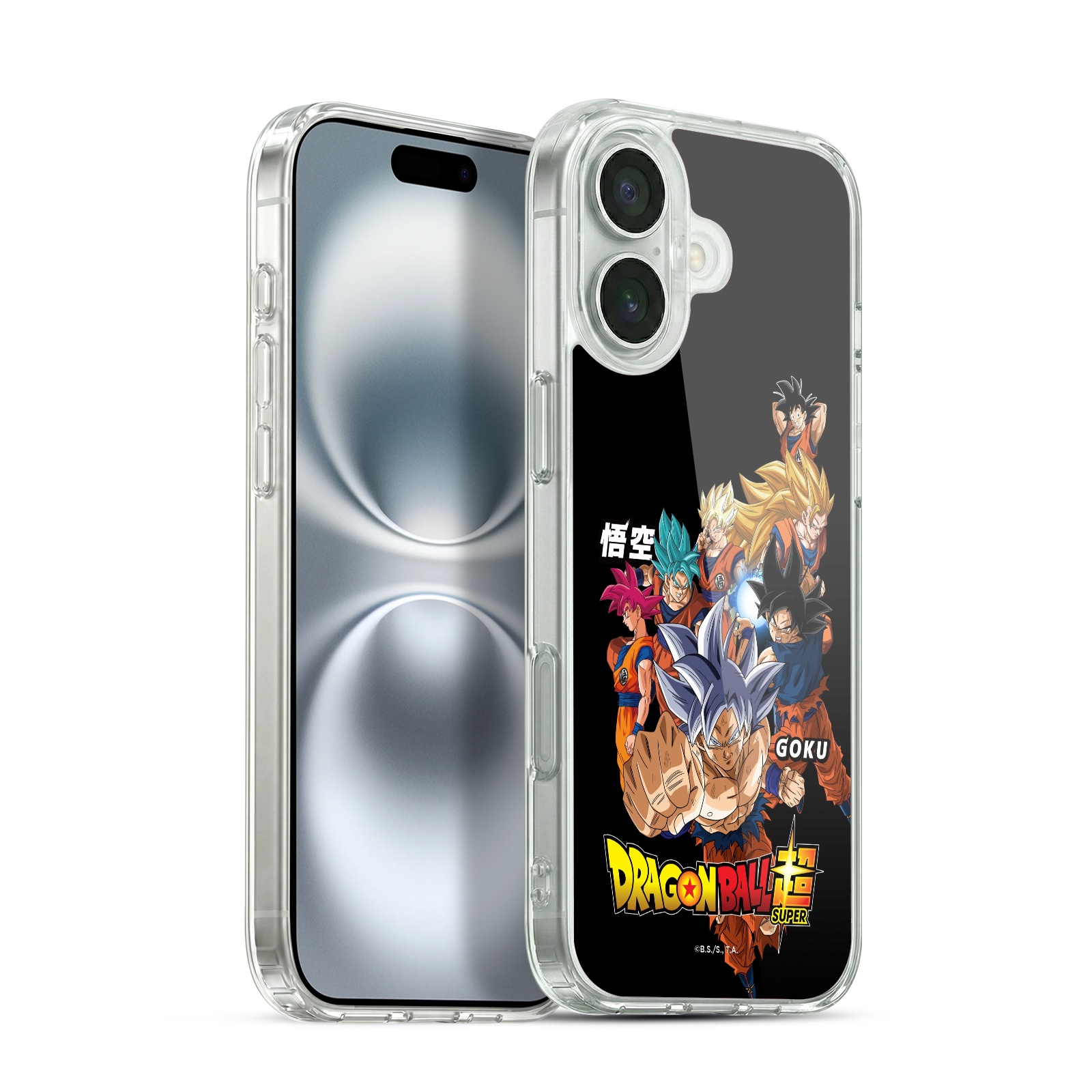 Goku Forms Hybrid MagSafe Case for iPhone 16 Plus