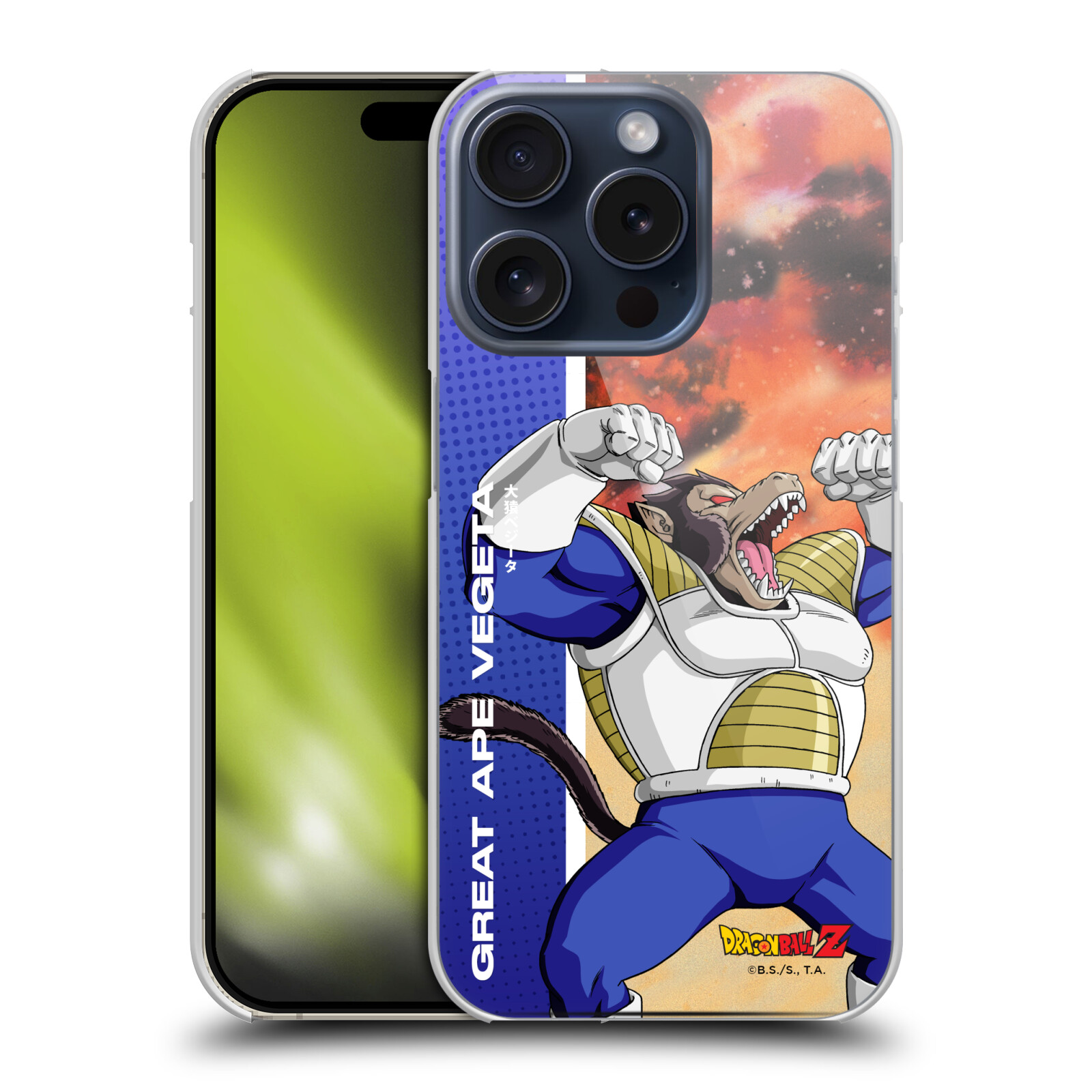 OFFICIAL DRAGON BALL Z SAIYAN ARC CHARACTERS BACK CASE FOR APPLE iPHONE PHONES - Picture 8 of 12