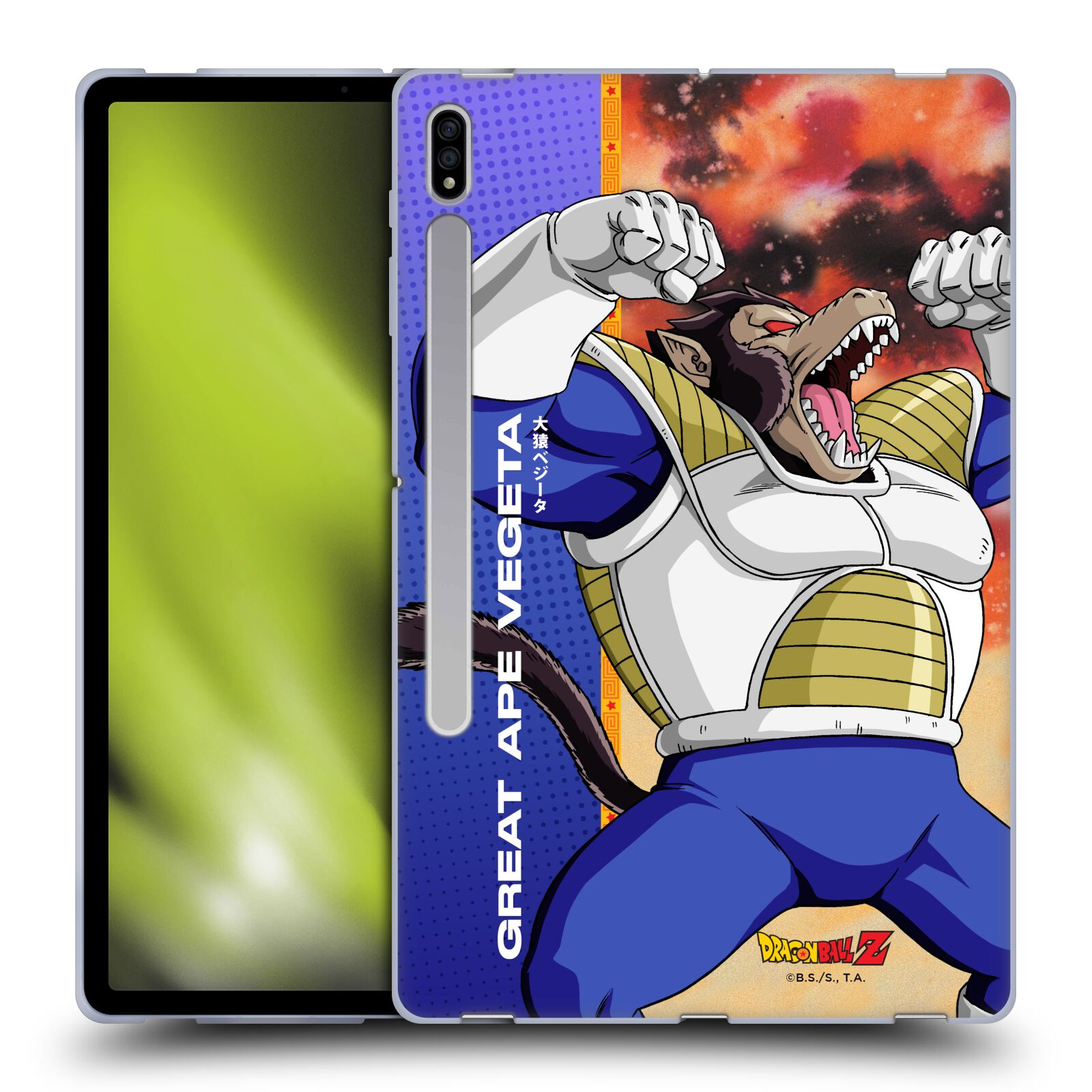 OFFICIAL DRAGON BALL Z SAIYAN ARC CHARACTERS SOFT GEL CASE FOR SAMSUNG TABLETS 1 - Picture 8 of 12