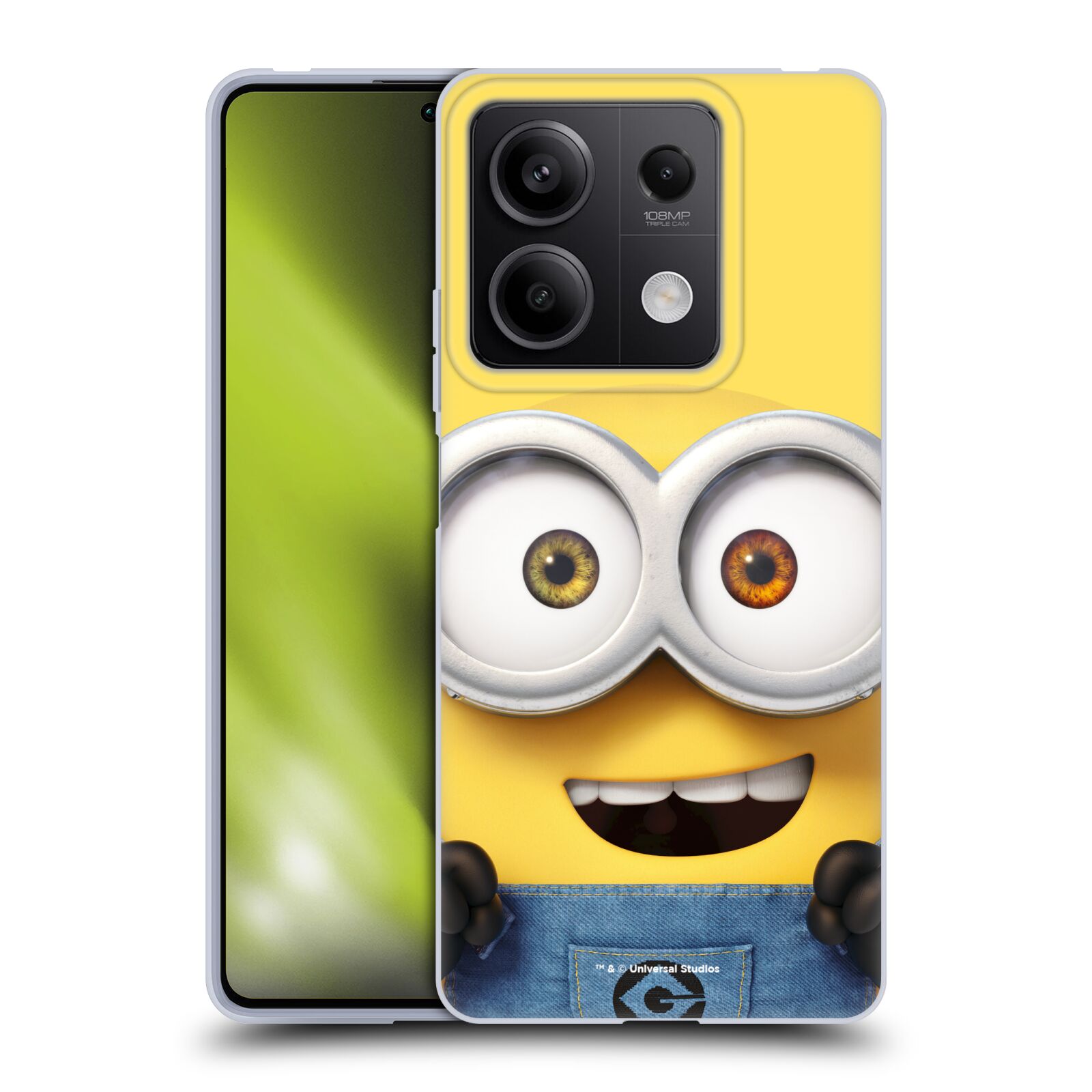 Silikonové pouzdro na mobil Xiaomi Redmi Note 13 5G - Head Case - Mimoň Bob z filmu Já, padouch - Despicable Me (Silikonový kryt, obal, pouzdro na mobilní telefon Xiaomi Redmi Note 13 5G s oficiálním licencovaným motivem Mimoň Bob z filmu Já, padouch -)