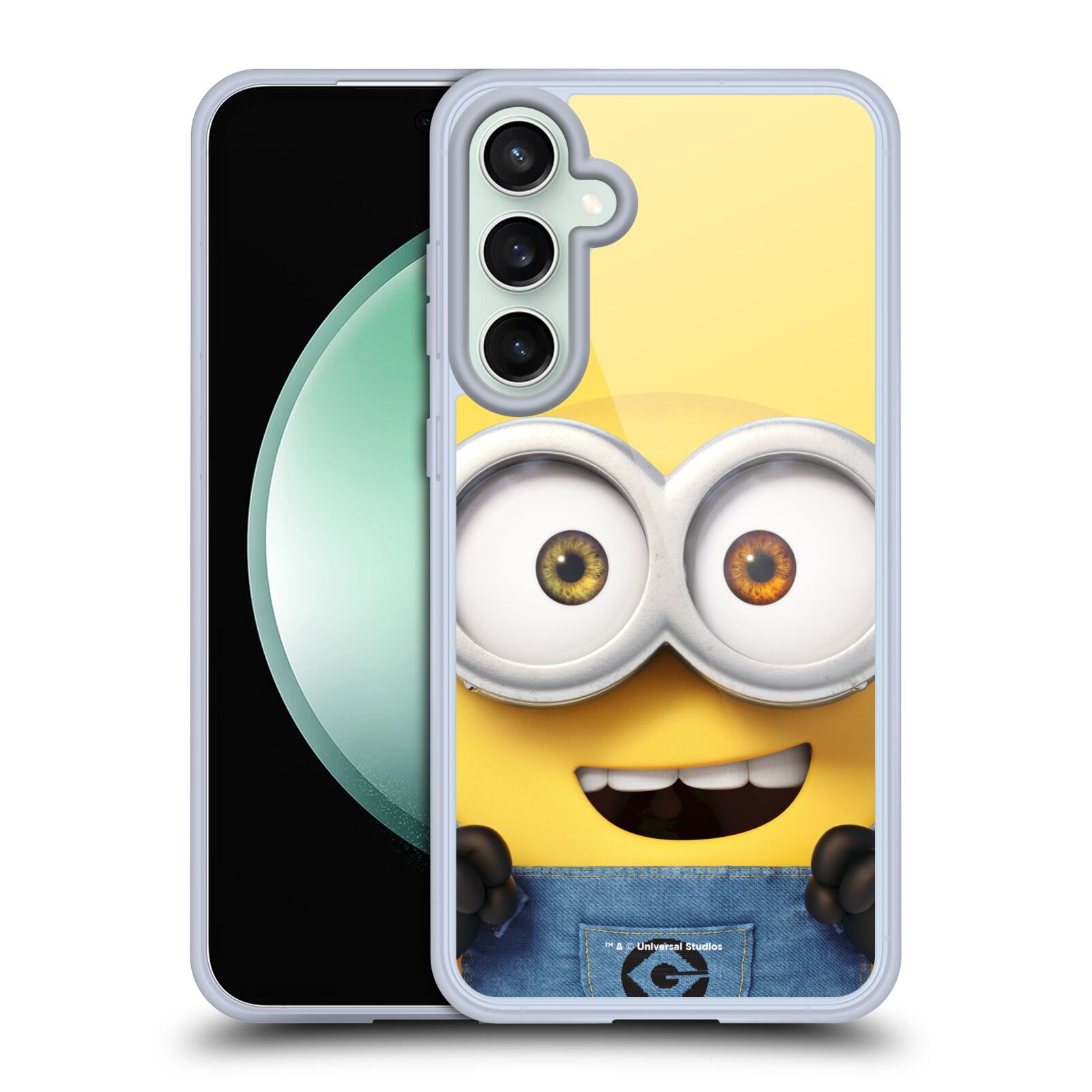 Silikonové lesklé pouzdro - Samsung Galaxy S23 FE - Head Case - Mimoň Bob z filmu Já, padouch - Despicable Me (Lesklý silikonový kryt, obal, pouzdro na mobilní telefon Samsung Galaxy S23 FEs oficiálním licencovaným motivem Mimoň Bob z filmu Já, padouch -)