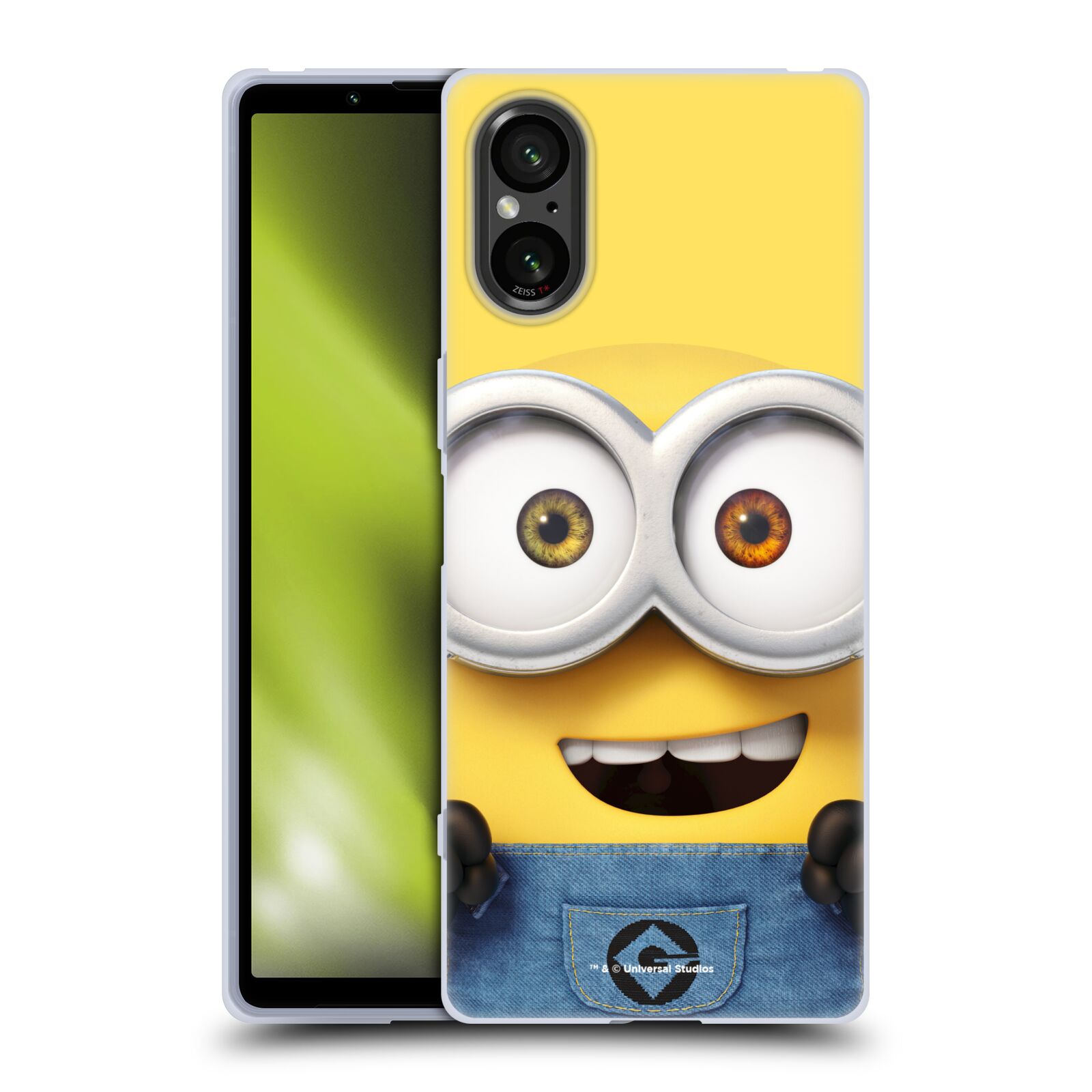 Silikonové pouzdro na mobil Sony Xperia 5 V - Head Case - Mimoň Bob z filmu Já, padouch - Despicable Me (Silikonový kryt, obal, pouzdro na mobilní telefon Sony Xperia 5 V s oficiálním licencovaným motivem Mimoň Bob z filmu Já, padouch - Despicable Me)