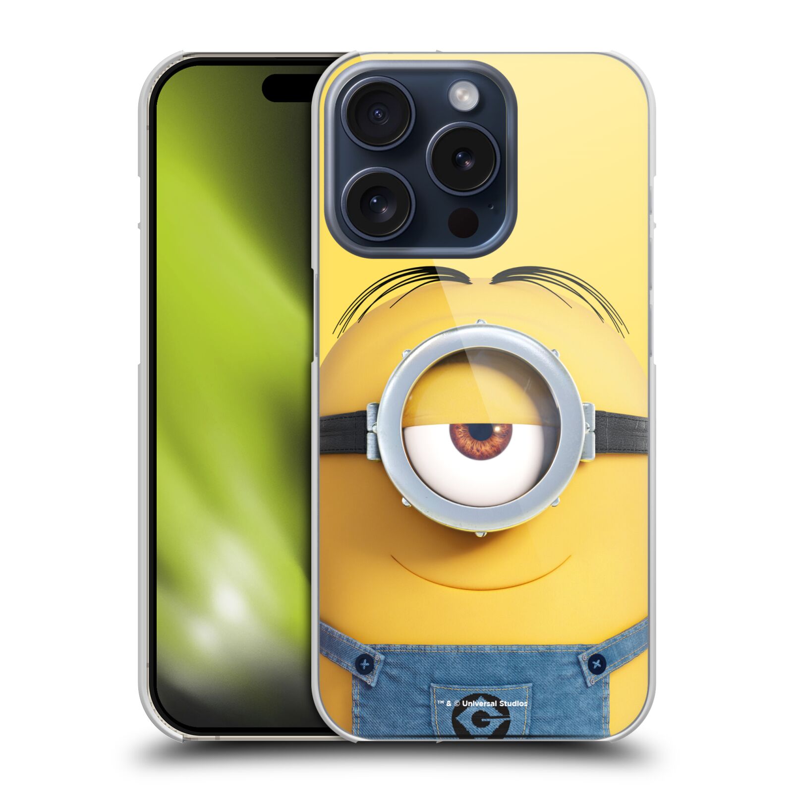 OFFICIAL DESPICABLE ME FULL FACE MINIONS HARD BACK CASE FOR APPLE iPHONE PHONES - Picture 12 of 12