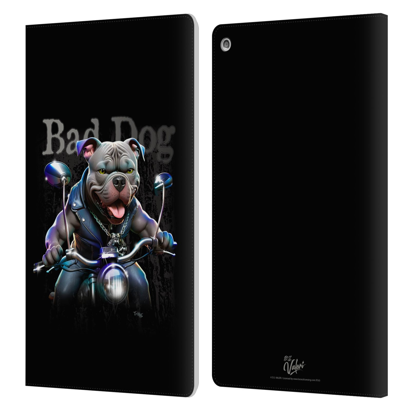 OFFICIAL D.S. VALORI KITTY AND PUPPY LEATHER BOOK CASE FOR AMAZON FIRE - Bild 7 von 20