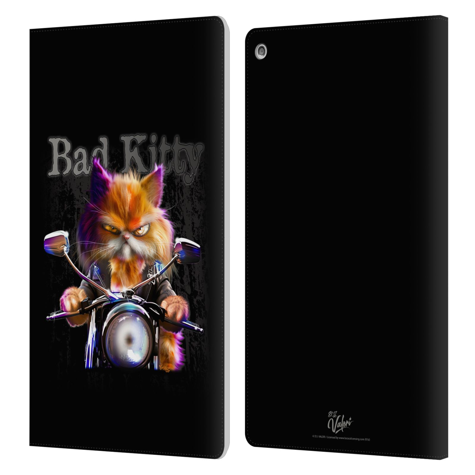 OFFICIAL D.S. VALORI KITTY AND PUPPY LEATHER BOOK CASE FOR AMAZON FIRE - Bild 8 von 20