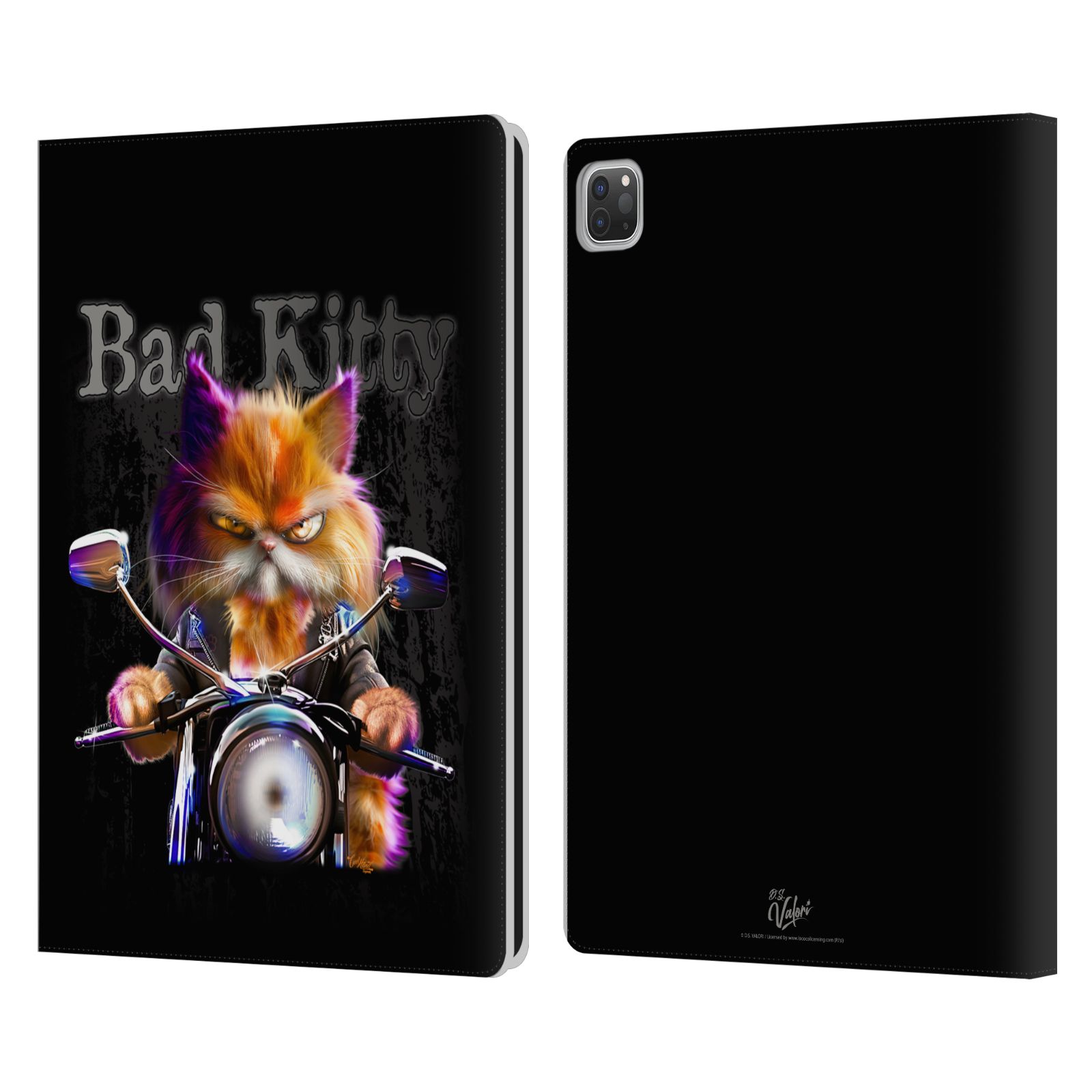 OFFICIAL D.S. VALORI KITTY AND PUPPY LEATHER BOOK CASE FOR APPLE iPAD - Photo 8/20