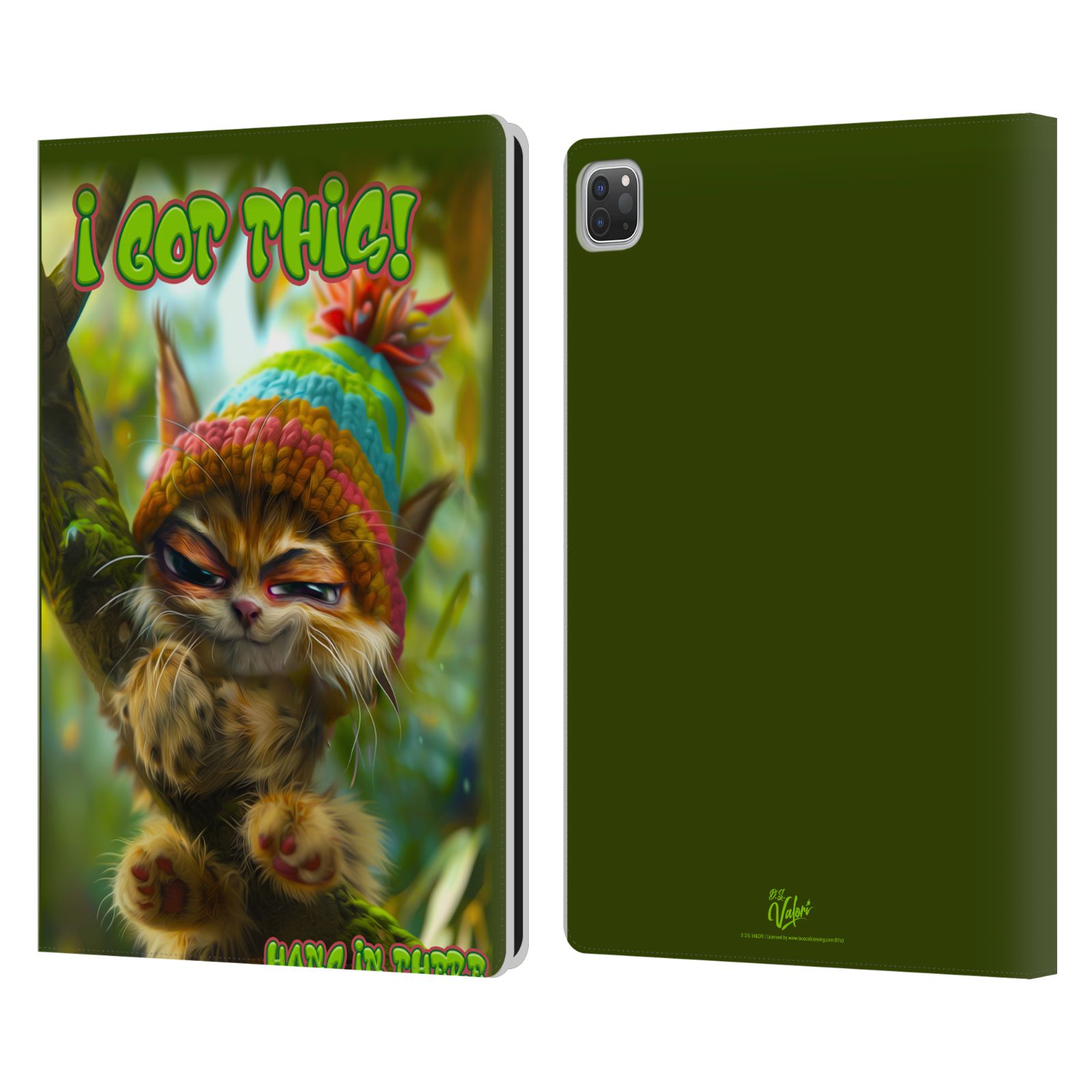 OFFICIAL D.S. VALORI KITTY AND PUPPY LEATHER BOOK CASE FOR APPLE iPAD - Photo 10/20