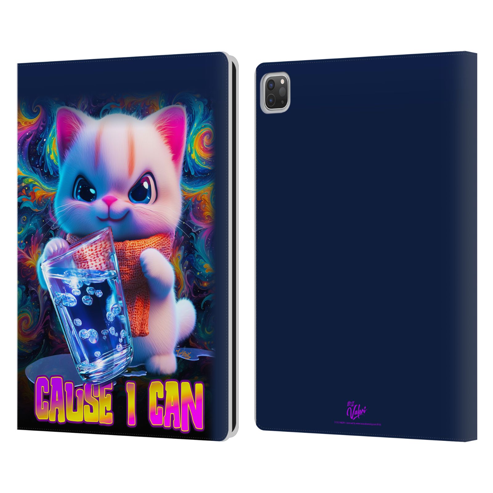 OFFICIAL D.S. VALORI KITTY AND PUPPY LEATHER BOOK CASE FOR APPLE iPAD - Photo 11/20