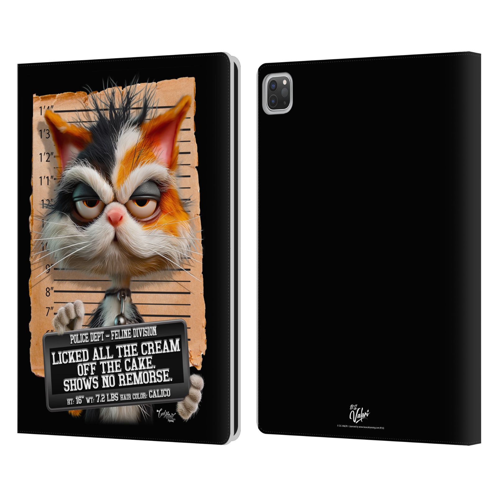 OFFICIAL D.S. VALORI KITTY AND PUPPY LEATHER BOOK CASE FOR APPLE iPAD - Photo 16/20