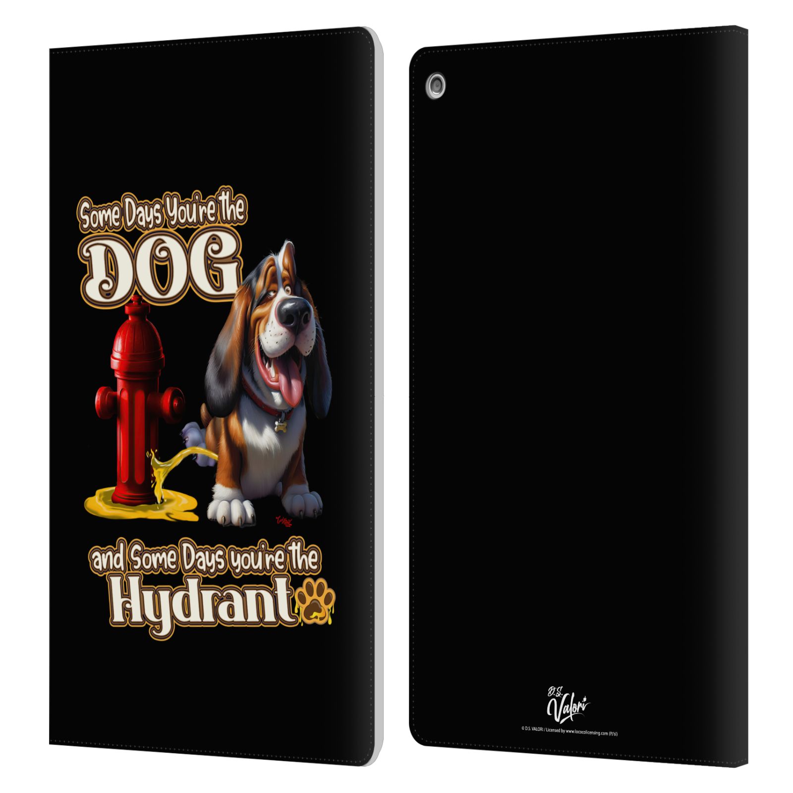 OFFICIAL D.S. VALORI KITTY AND PUPPY LEATHER BOOK CASE FOR AMAZON FIRE - Bild 19 von 20