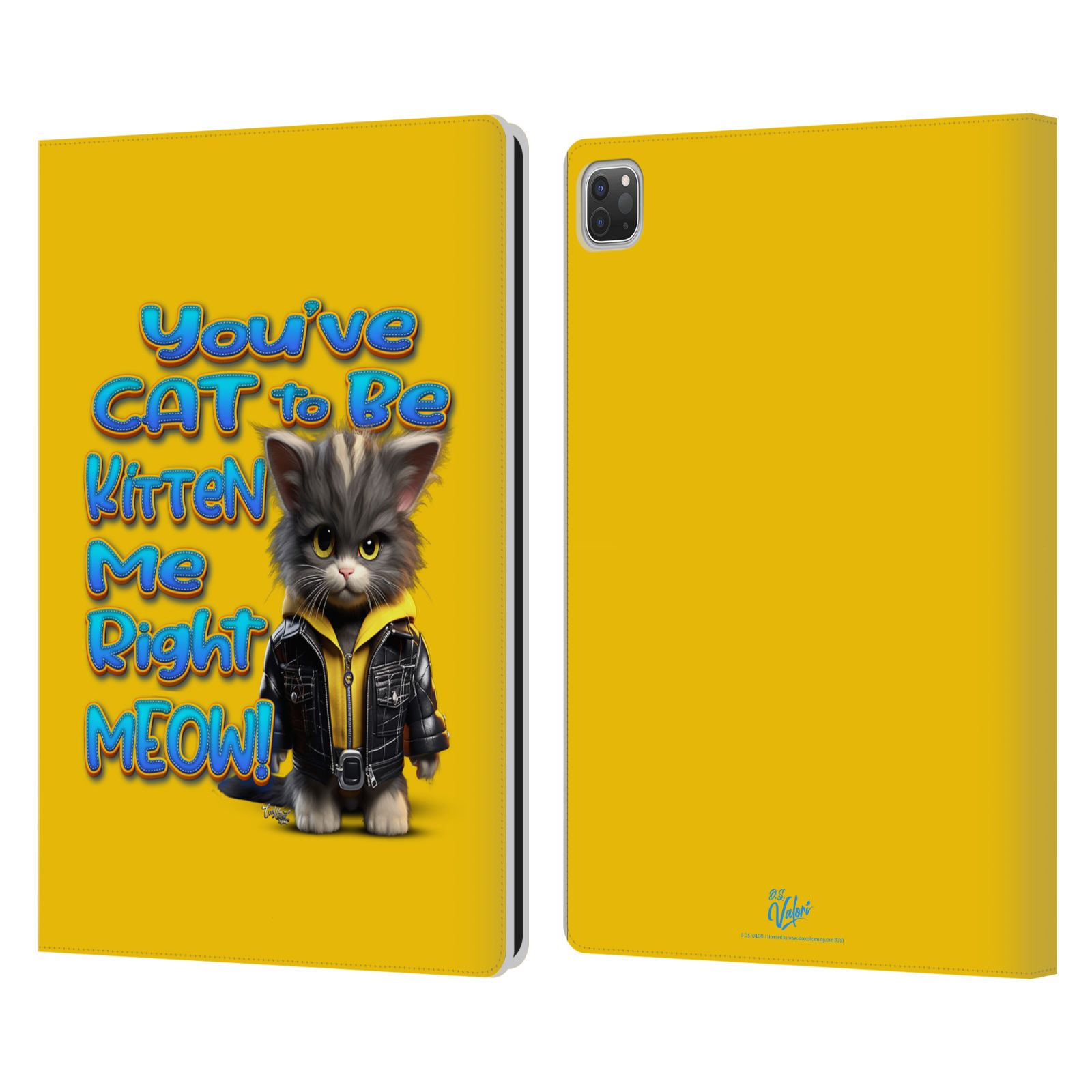 OFFICIAL D.S. VALORI KITTY AND PUPPY LEATHER BOOK CASE FOR APPLE iPAD - Photo 20/20