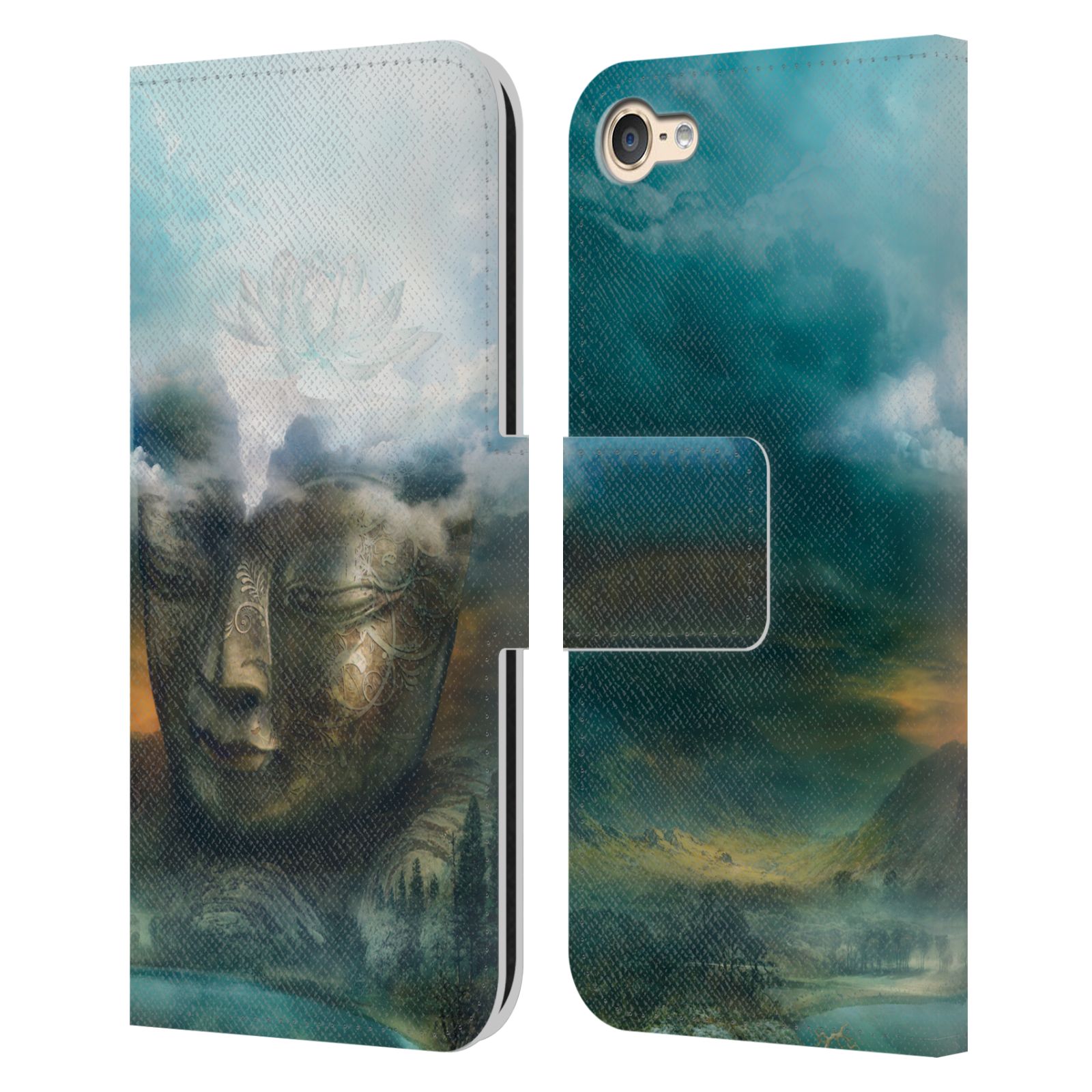 OFFICIAL DUIRWAIGH GOD LEATHER BOOK CASE FOR APPLE iPOD TOUCH MP3 - Picture 7 of 14