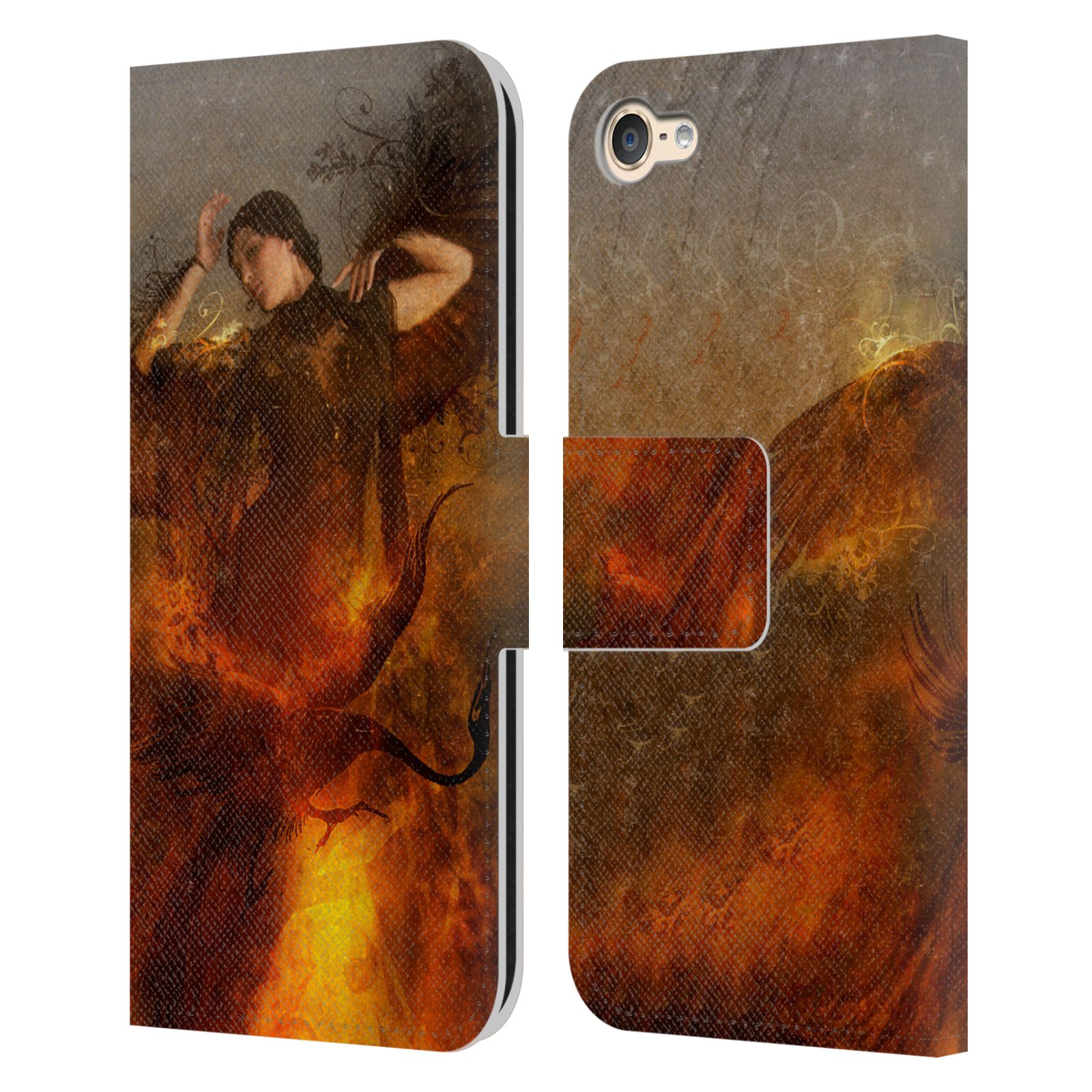 OFFICIAL DUIRWAIGH GOD LEATHER BOOK CASE FOR APPLE iPOD TOUCH MP3 - Picture 12 of 14