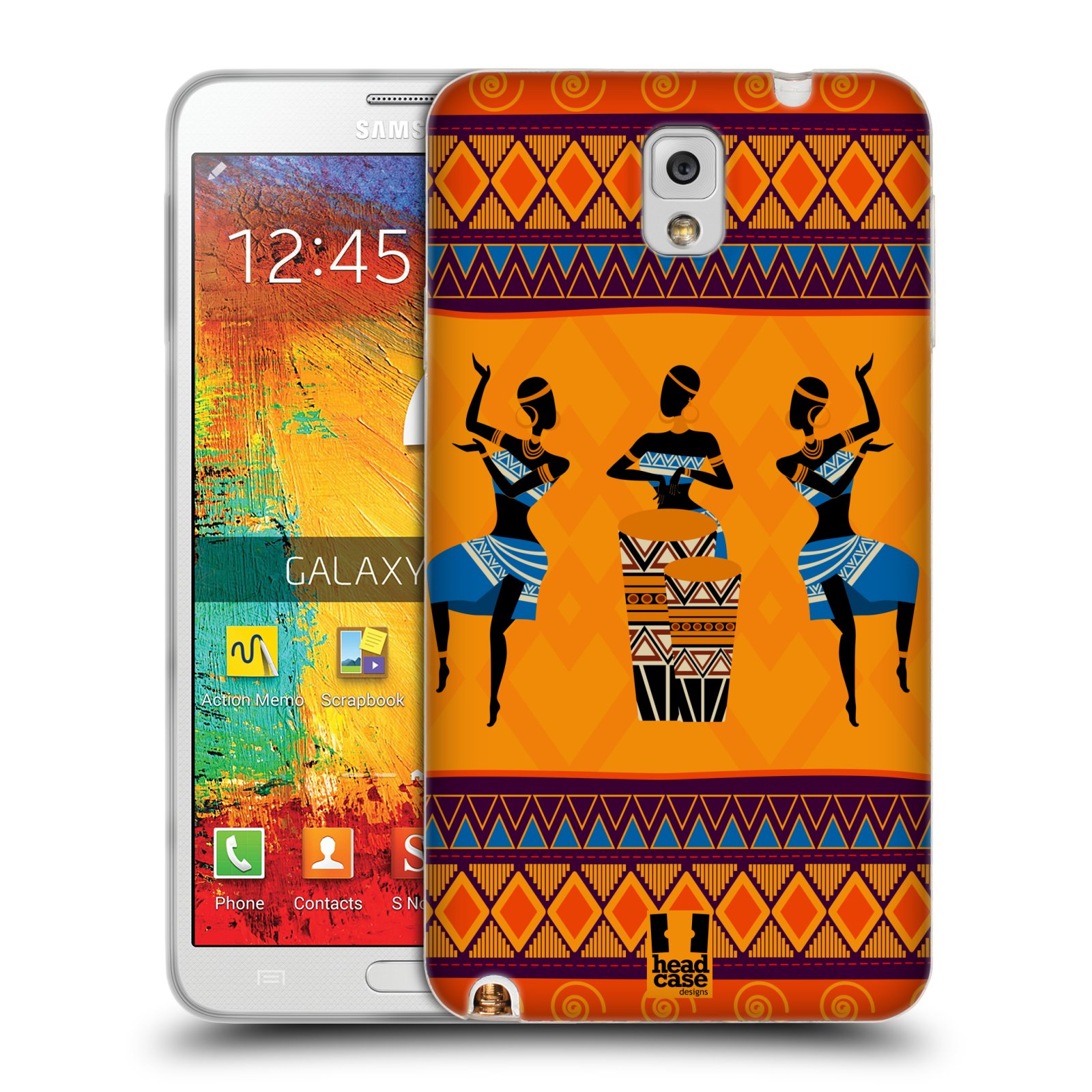 FUNDA HEAD CASE DESIGNS CON DIBUJO DE BAILES ÉTNICOS DE GEL SUAVE PARA TELÉFONOS SAMSUNG 2 - Imagen 8 de 11