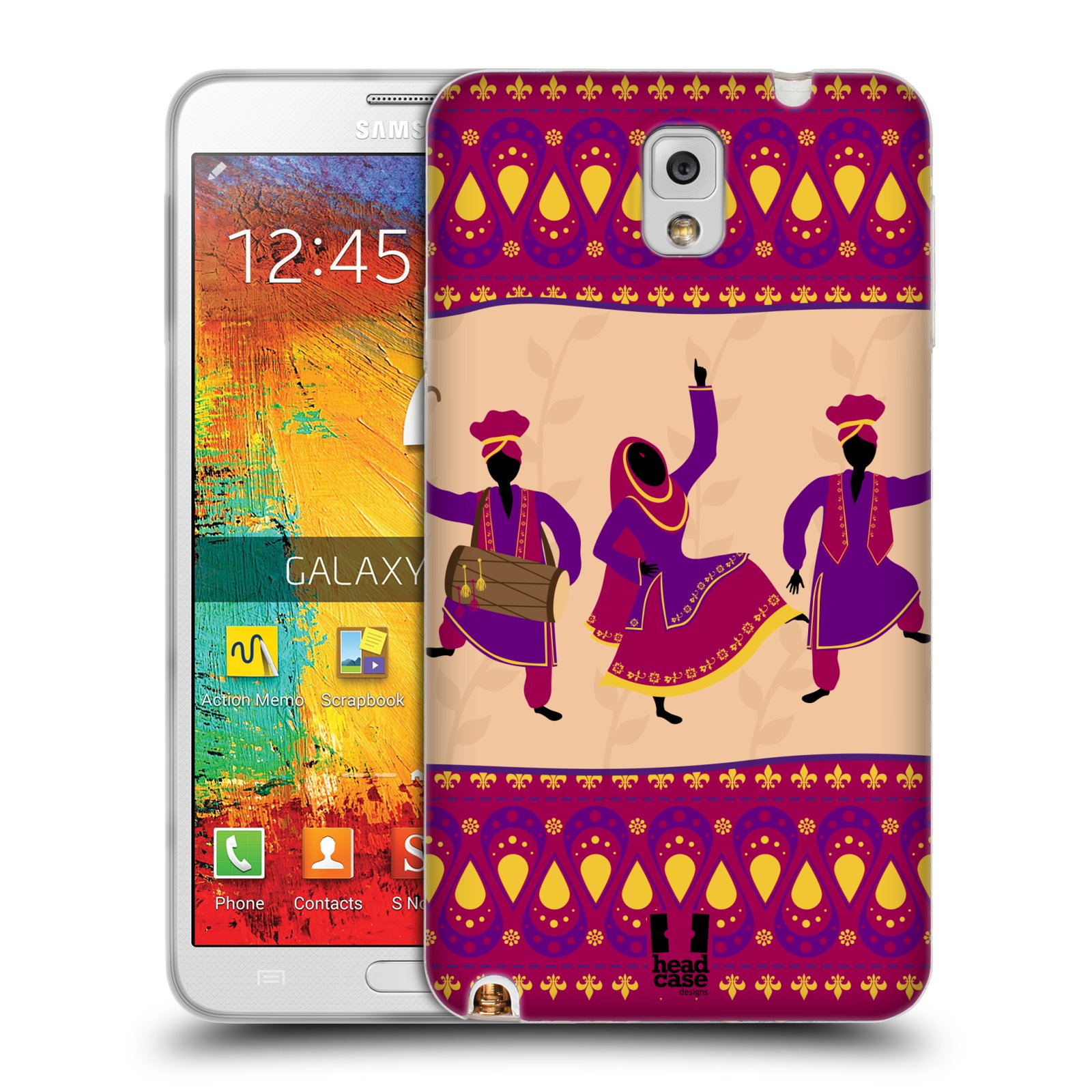 FUNDA HEAD CASE DESIGNS CON DIBUJO DE BAILES ÉTNICOS DE GEL SUAVE PARA TELÉFONOS SAMSUNG 2 - Imagen 10 de 11