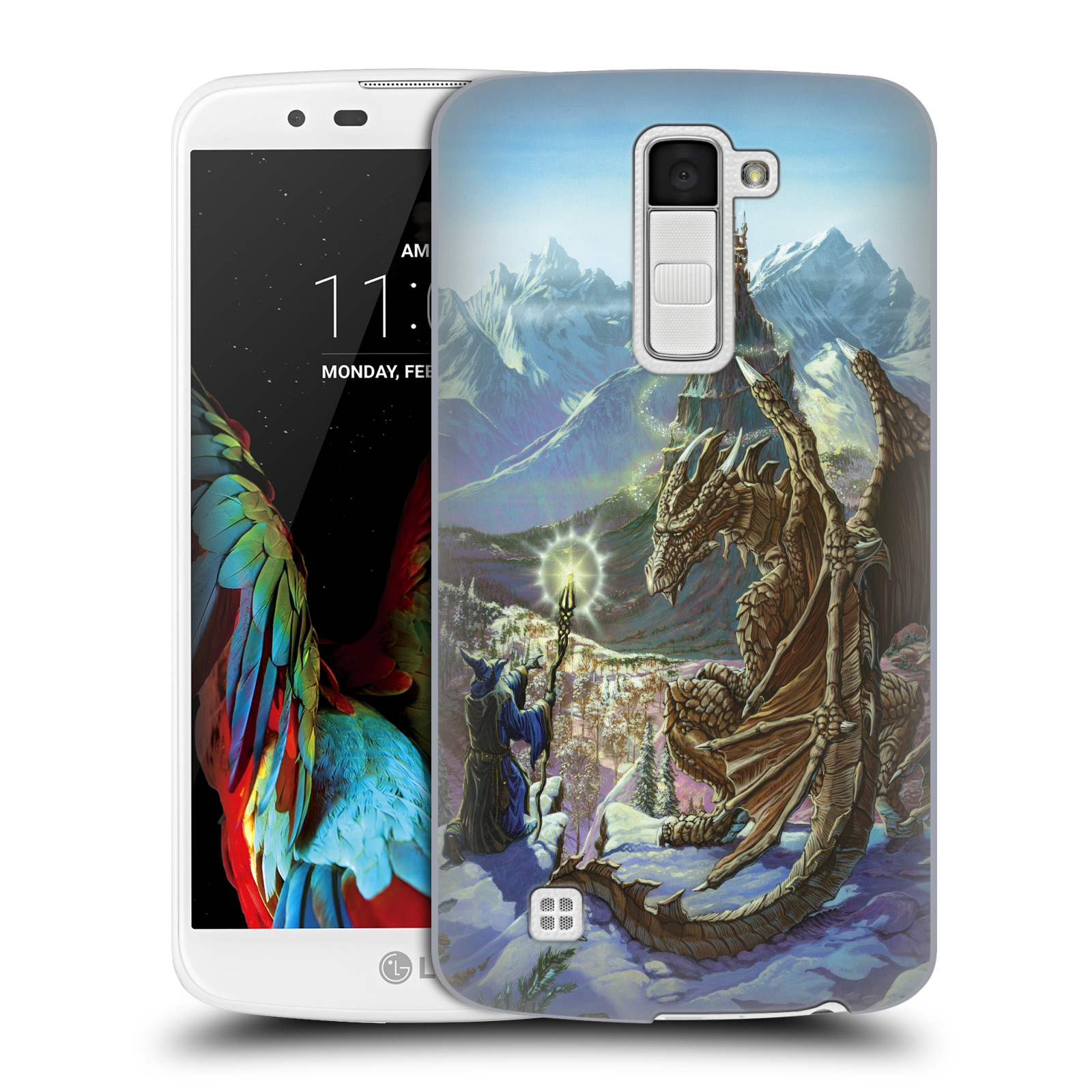 OFFICIAL ED BEARD JR DRAGON FRIENDSHIP BACK CASE FOR LG PHONES 3 - Picture 9 of 15
