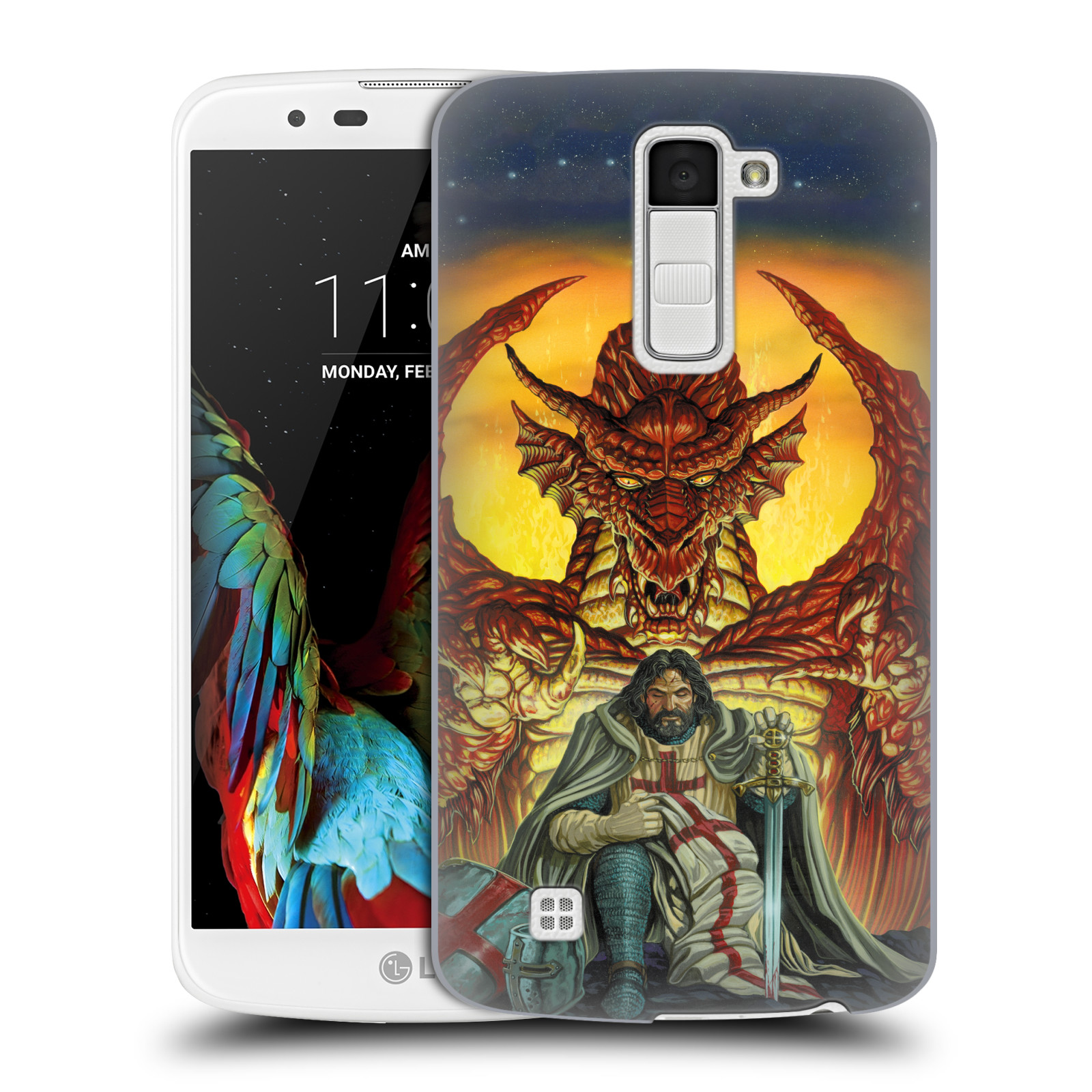 OFFICIAL ED BEARD JR DRAGON FRIENDSHIP BACK CASE FOR LG PHONES 3 - Picture 11 of 15