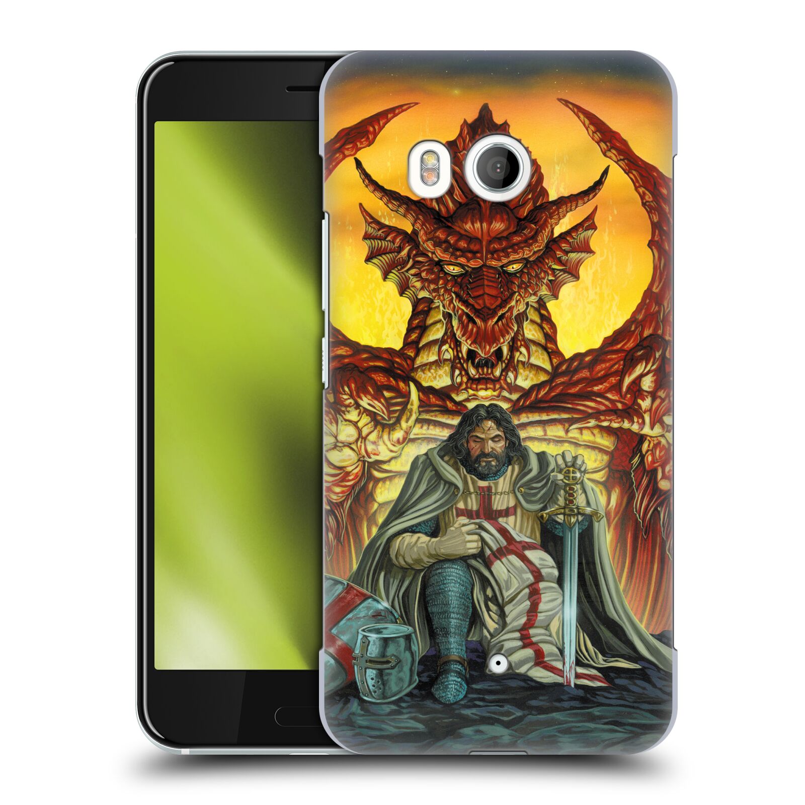 OFFICIAL ED BEARD JR DRAGON FRIENDSHIP HARD BACK CASE FOR HTC PHONES 1 - Picture 11 of 15