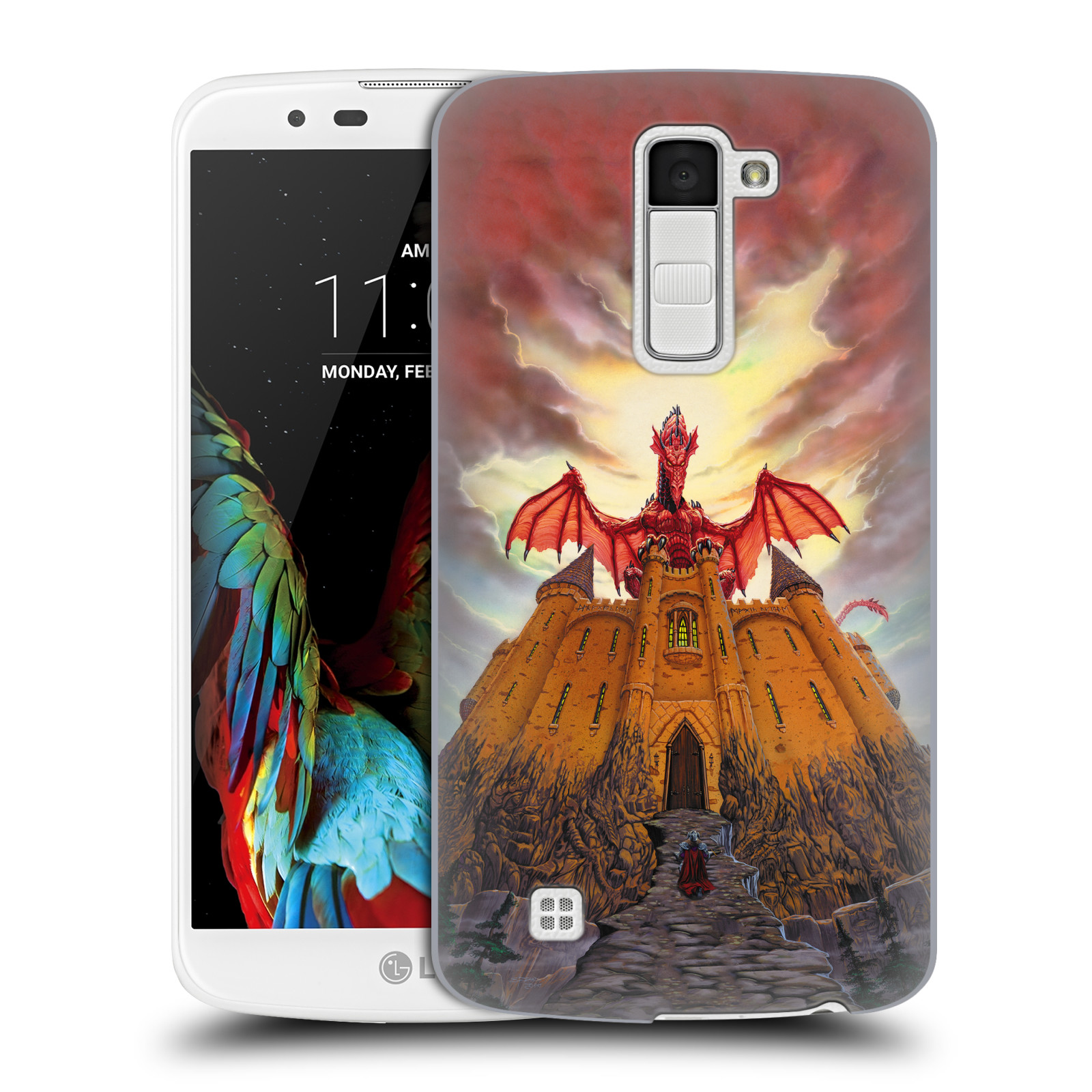 OFFICIAL ED BEARD JR DRAGON FRIENDSHIP BACK CASE FOR LG PHONES 3 - Picture 12 of 15