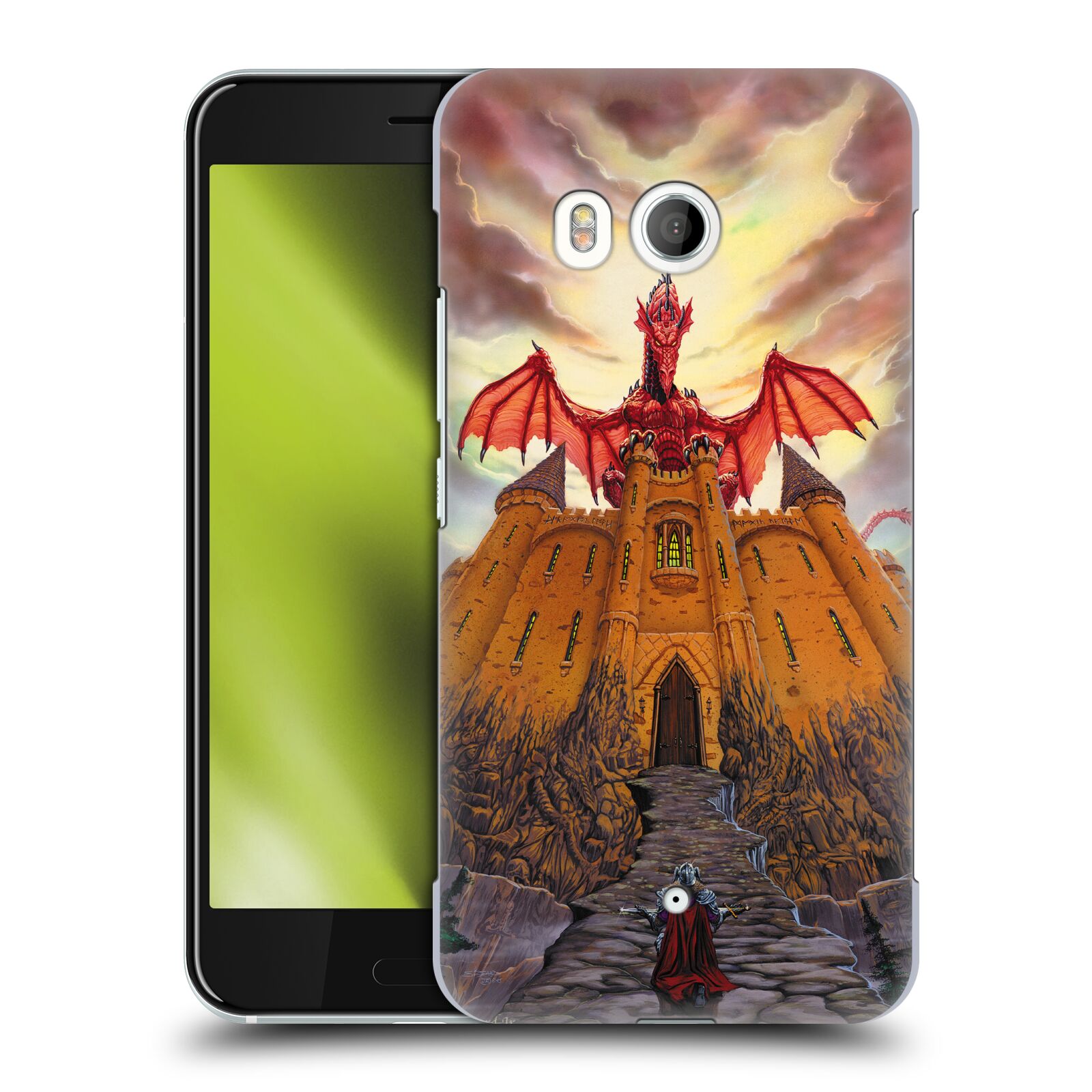 OFFICIAL ED BEARD JR DRAGON FRIENDSHIP HARD BACK CASE FOR HTC PHONES 1 - Picture 12 of 15