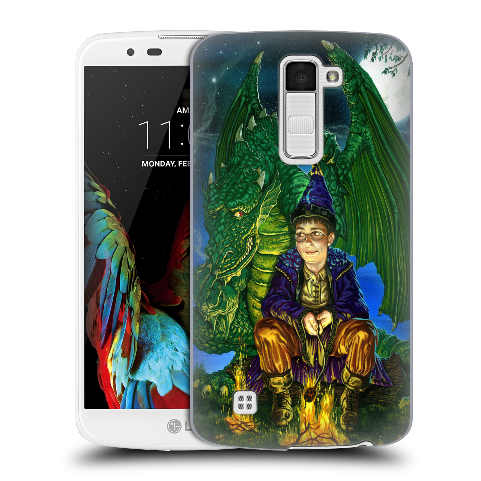 OFFICIAL ED BEARD JR DRAGON FRIENDSHIP BACK CASE FOR LG PHONES 3 - Picture 13 of 15